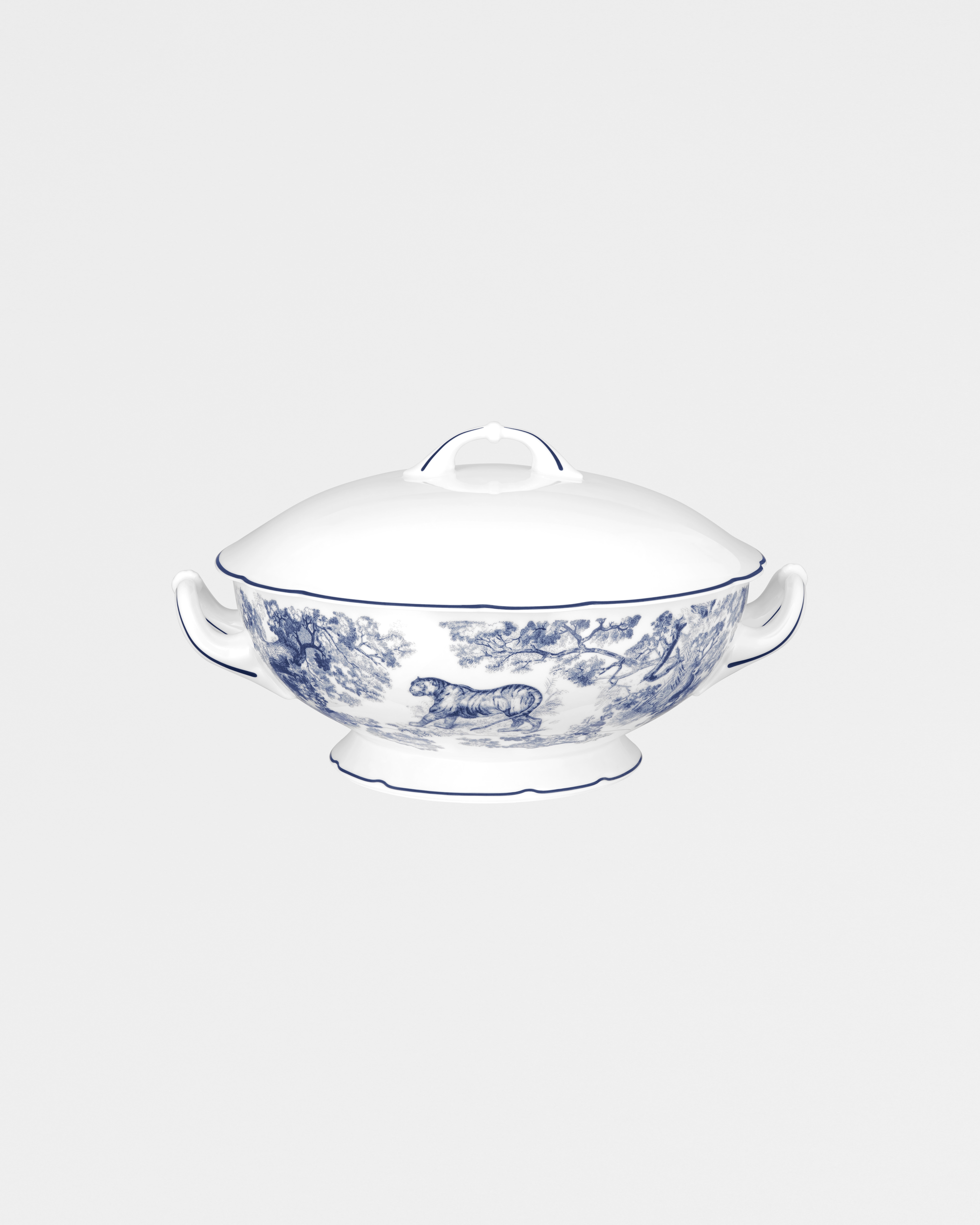 Tureen Toile de Jouy, Blue E01
