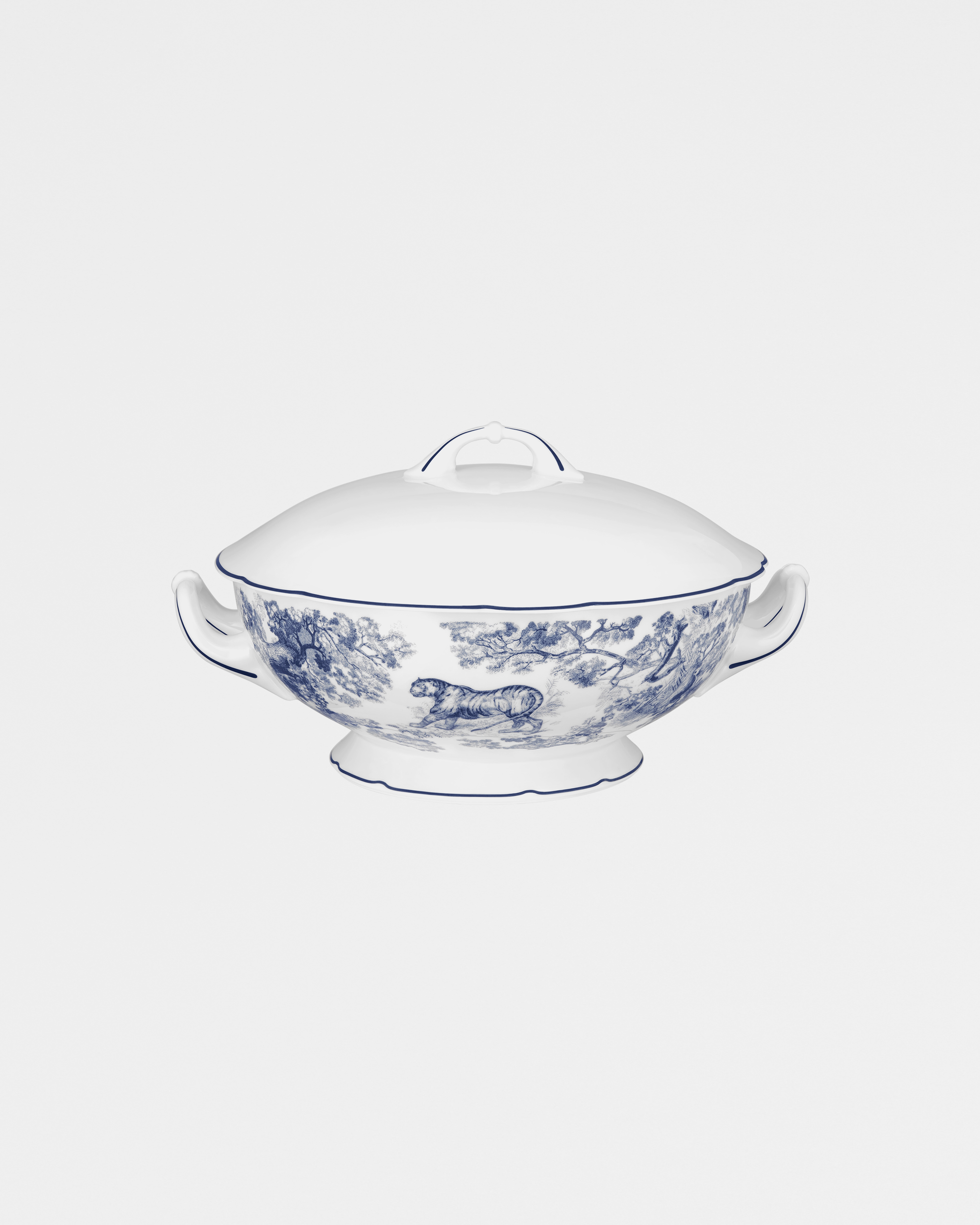 Tureen Toile de Jouy, Blue E01