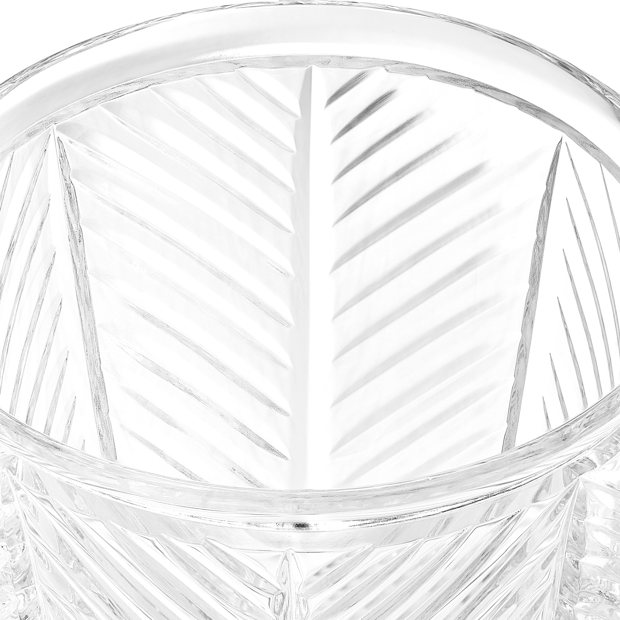 Verre à eau Chevrons, transparent E09