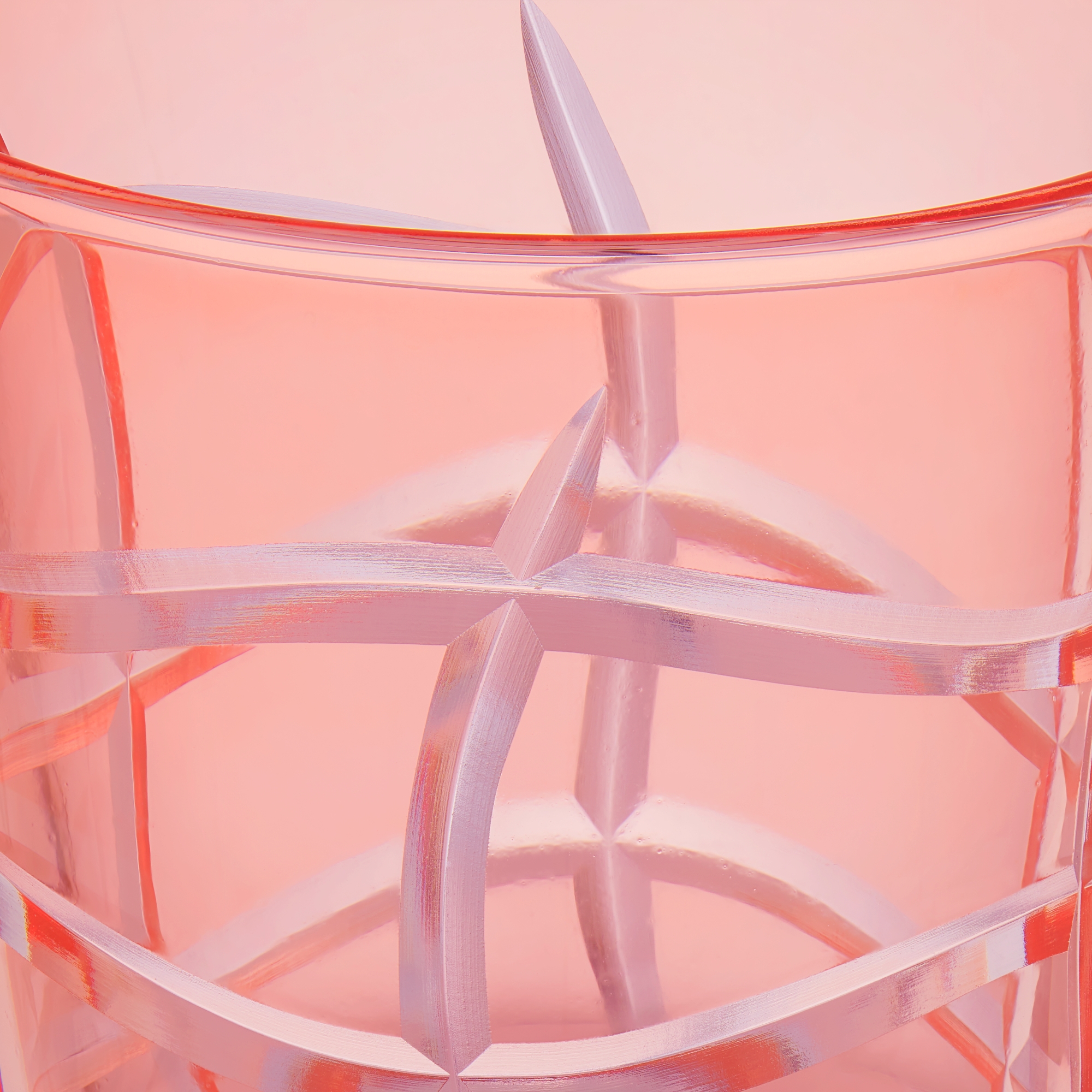 Set di sei bicchieri piccoli Armonia pastello effetto tartarugato E11