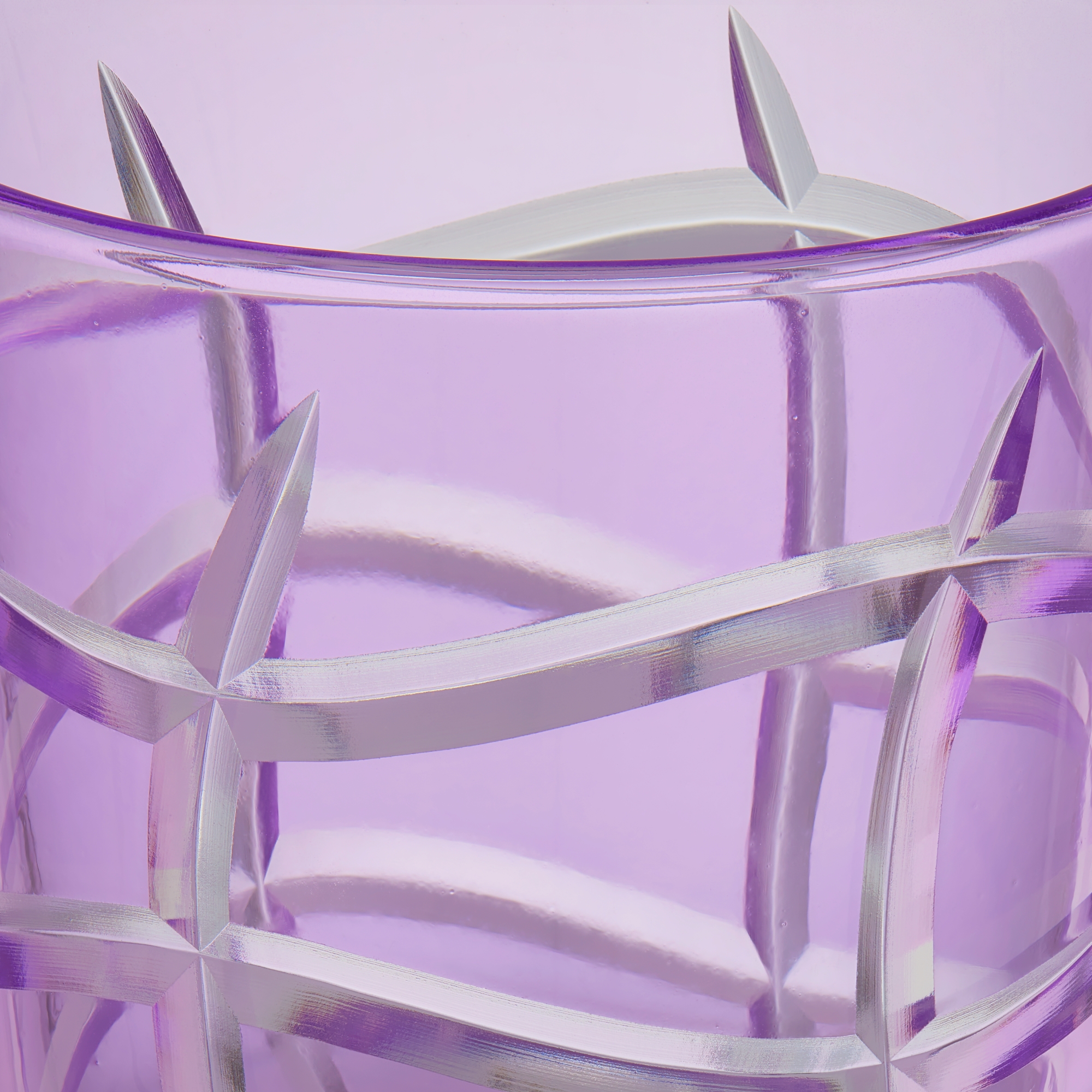 Set di sei bicchieri piccoli Armonia pastello effetto tartarugato E12