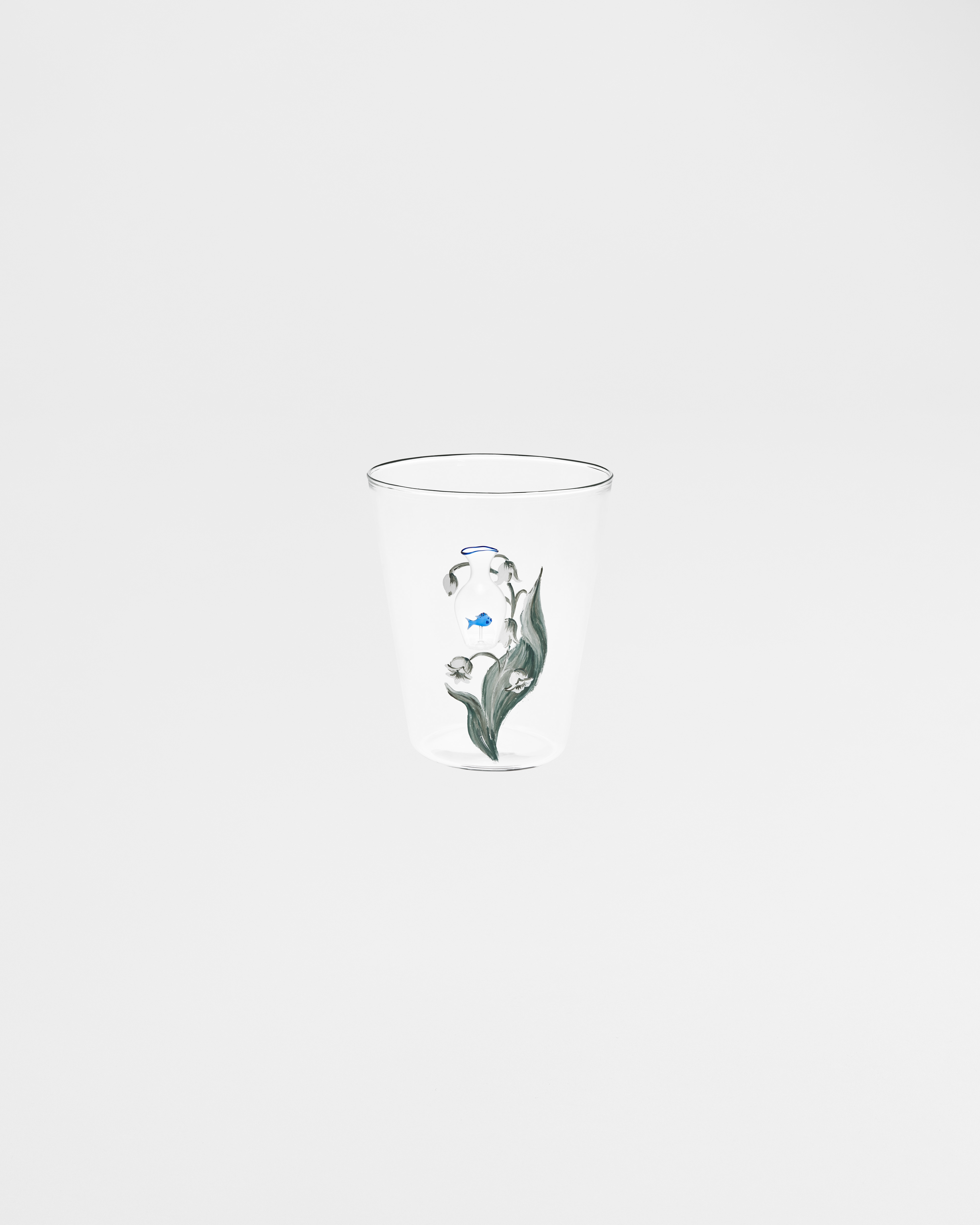 Water Glass Lily of the Valley, Transparent E01