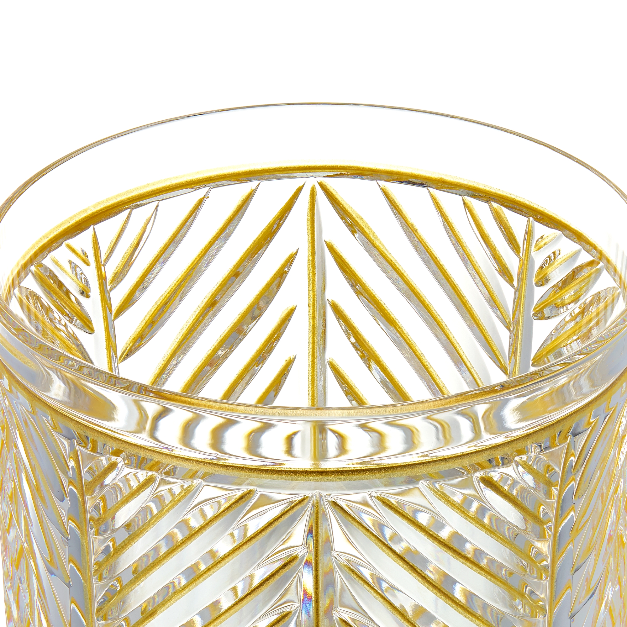 Whiskey Glass Hand-Painted Transparent Crystal E09