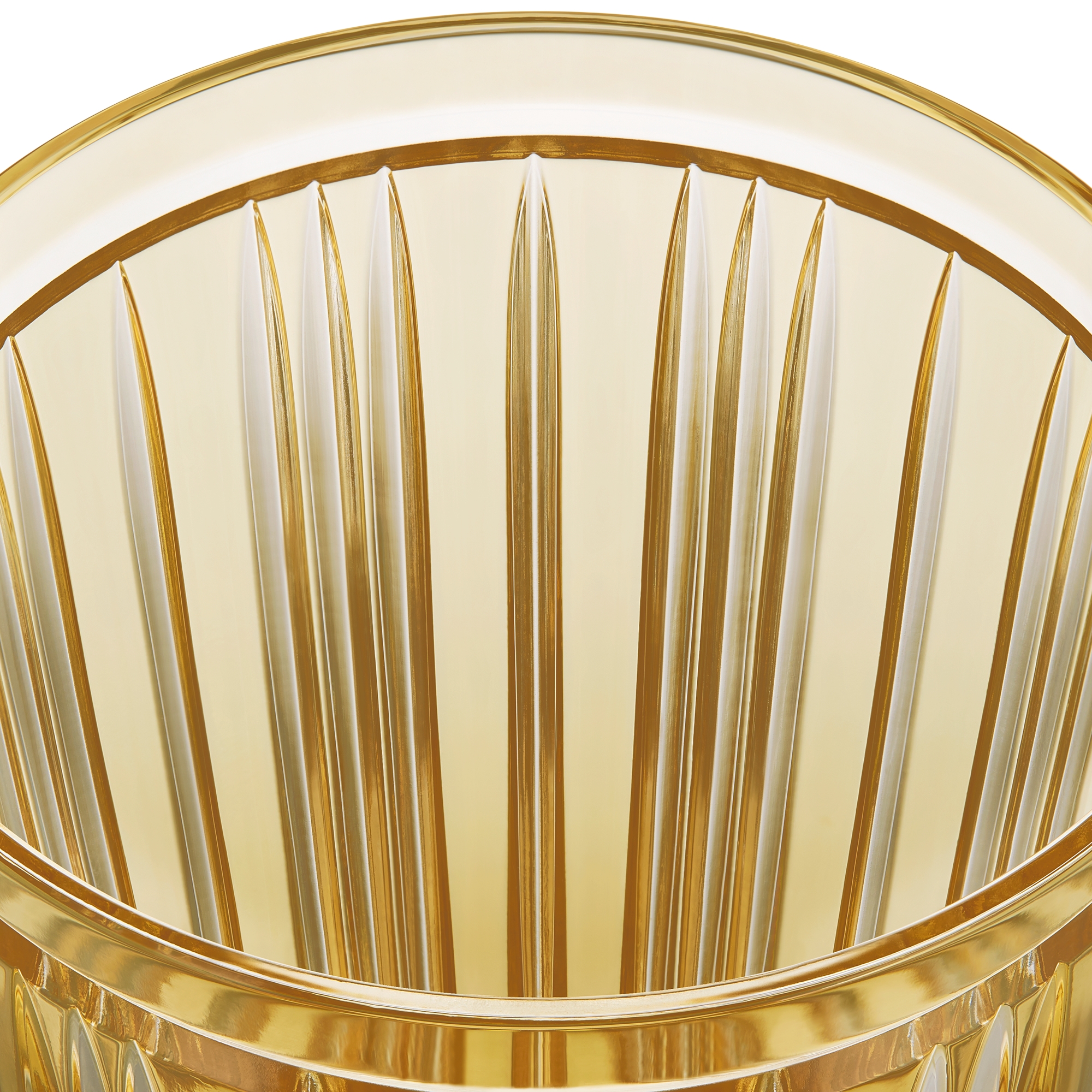 Wasserglas Streifen, Bernsteinfarbe E09