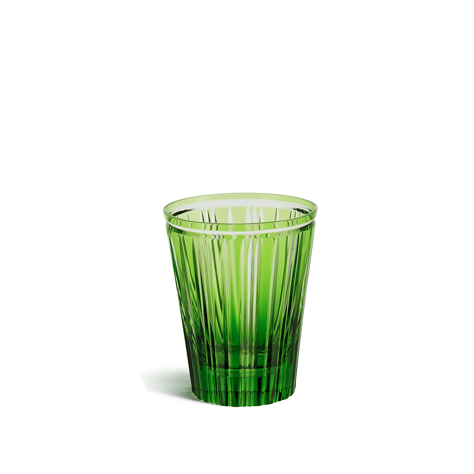 Waterglas Gestreept motief, groen E01