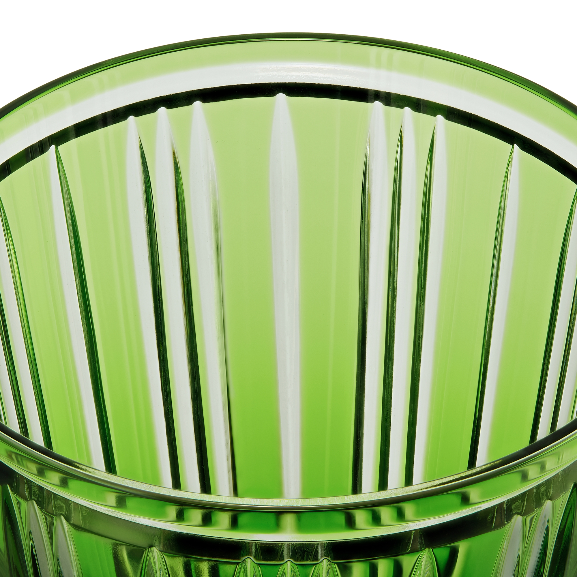Water Glass Stripes, Green E09