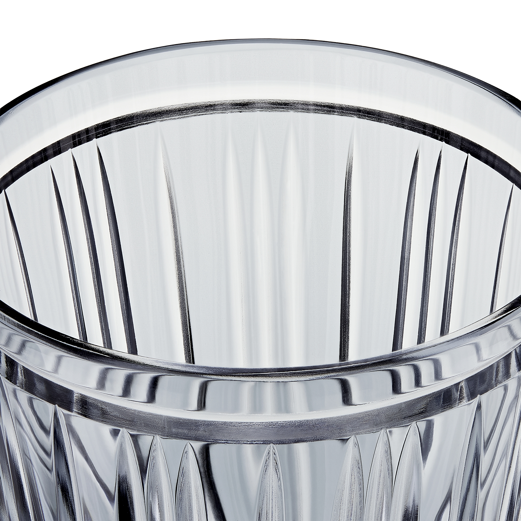 Vaso de agua Rayas, gris E09