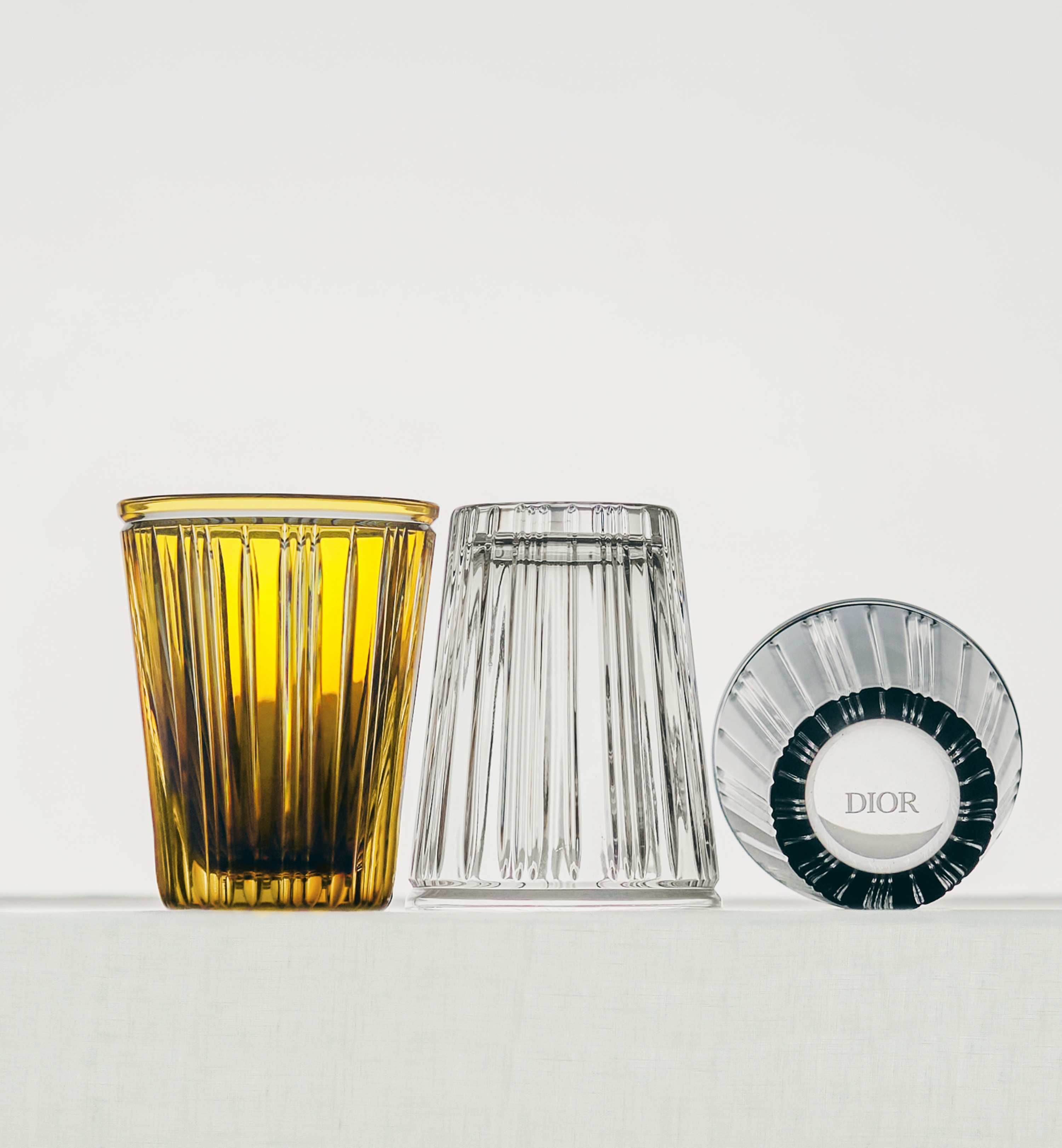 Water Glass Stripes, Transparent E13