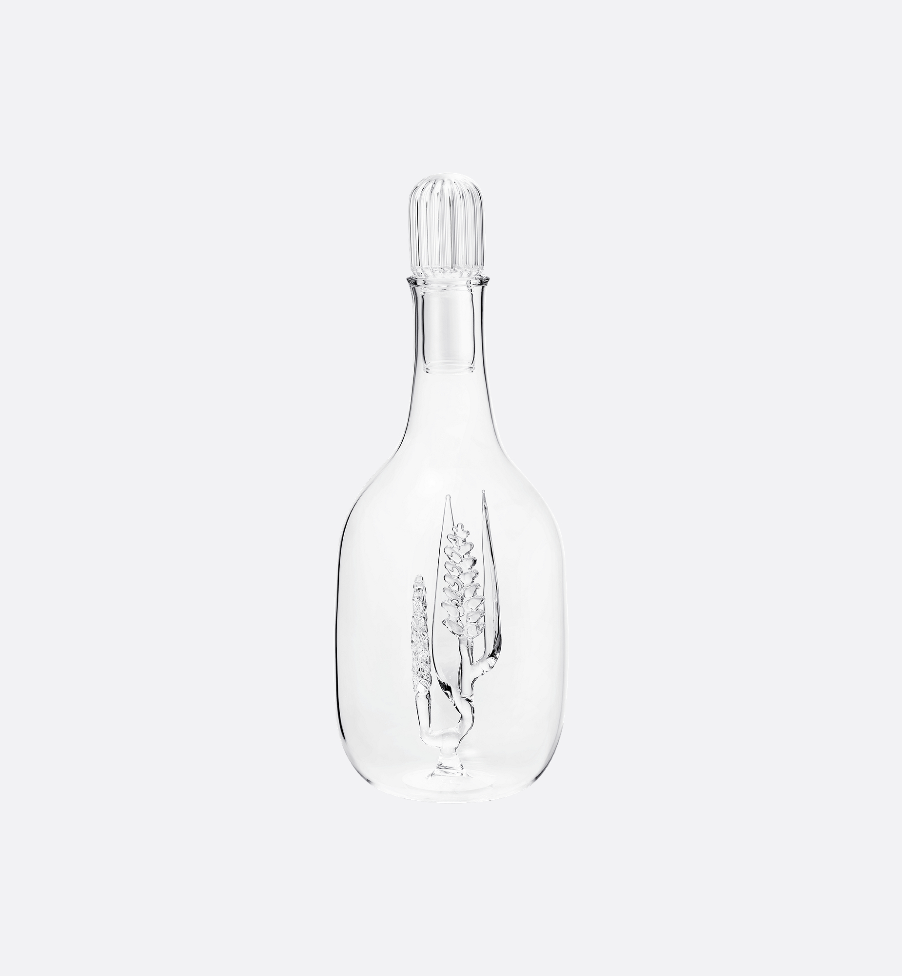 Caraffa Sam Baron per Maison, vetro soffiato a bocca trasparente Caraffa Sam Baron per Maison, vetro soffiato a bocca trasparente