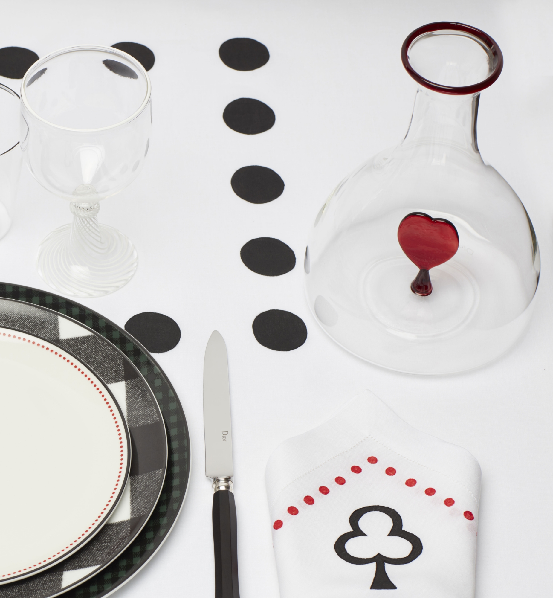 Carafe Check'n'Dior Red Heart Interior E12