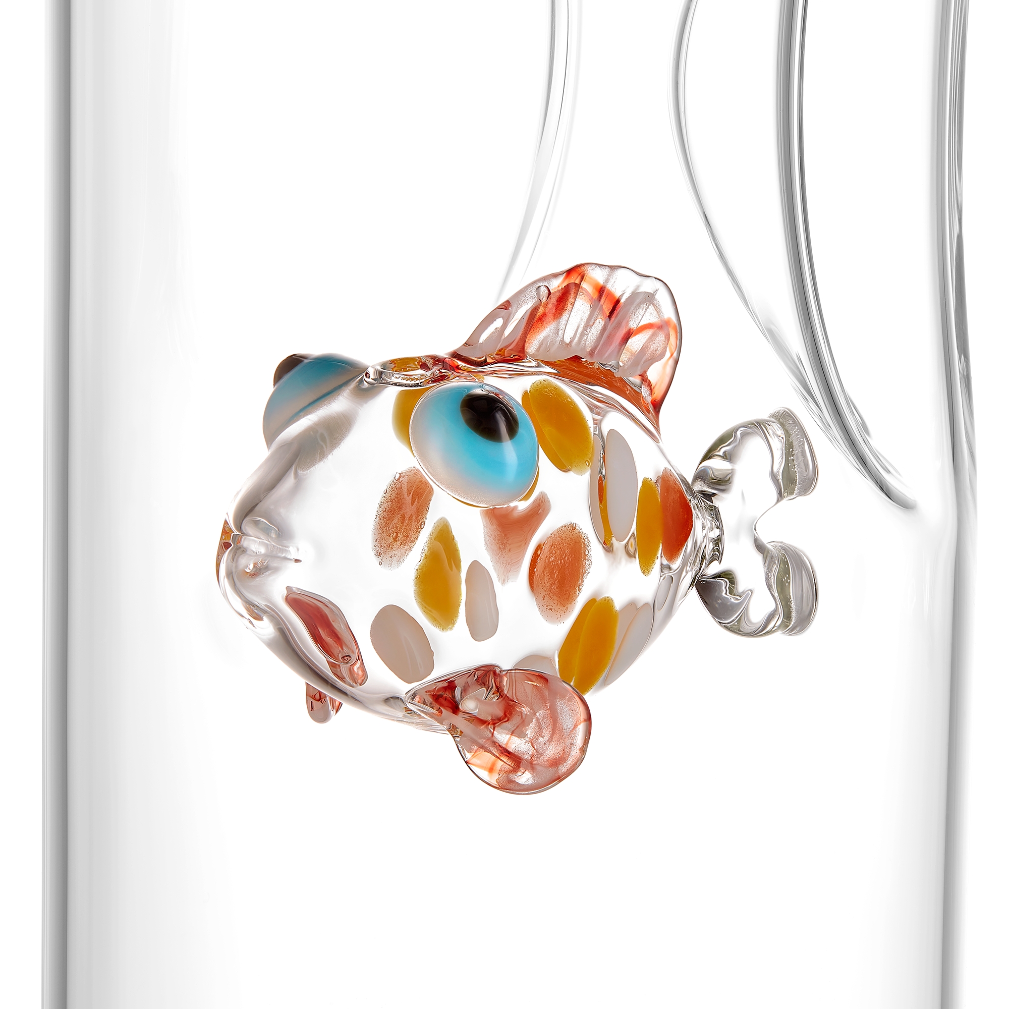 Carafe Intérieur poisson, multicolore E09