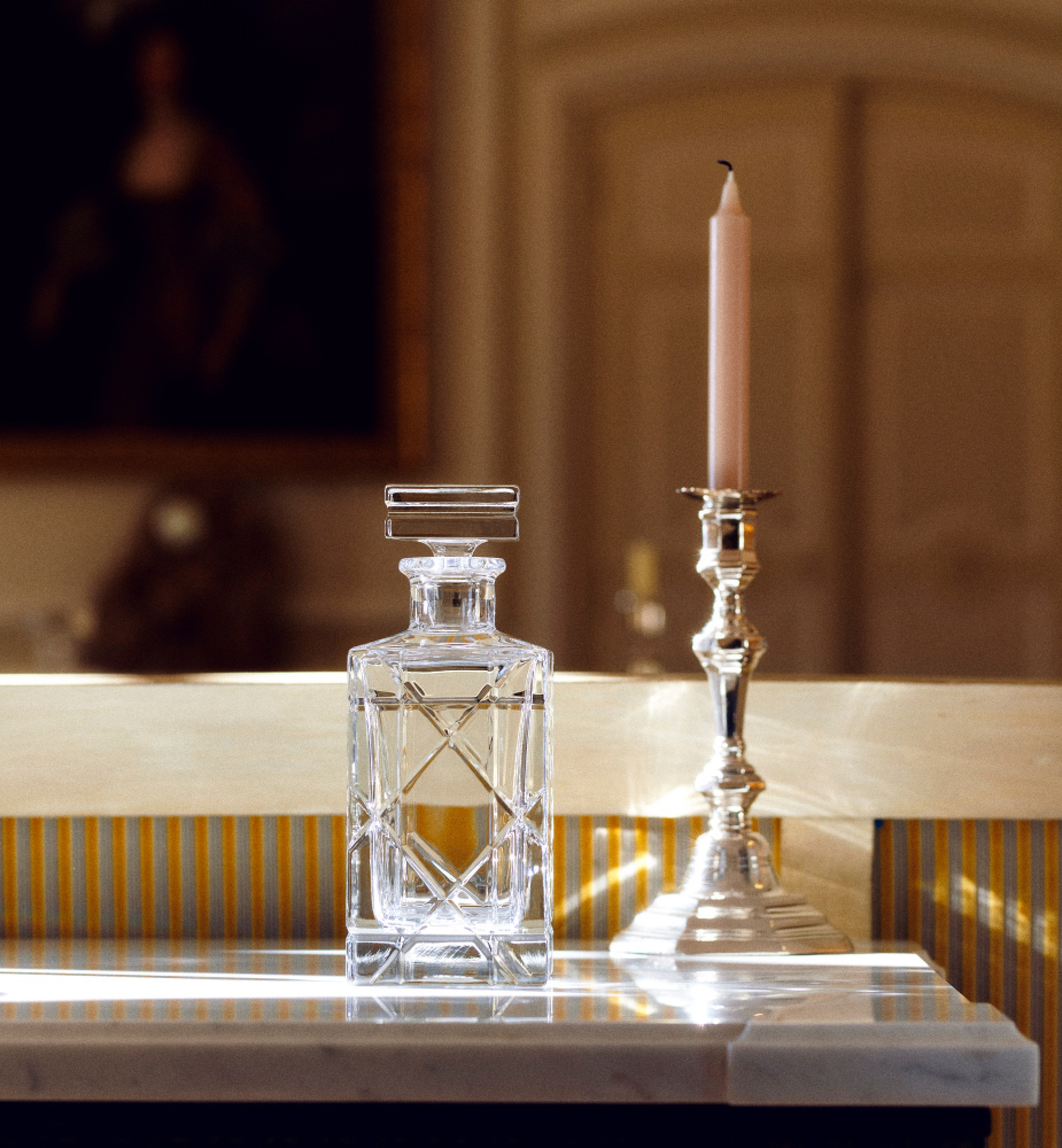 Whisky Decanter Transparent Cannage E12