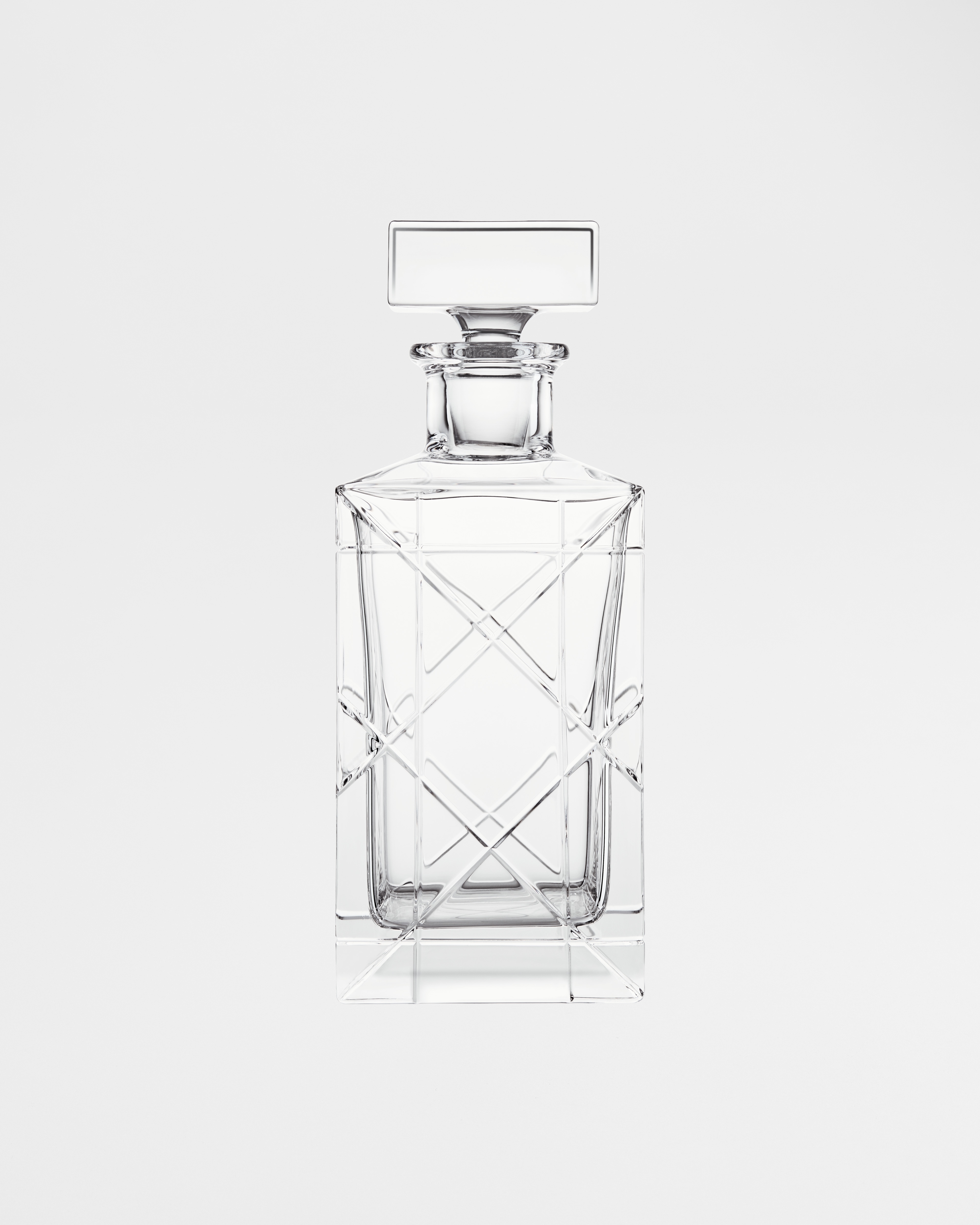 Whiskey Decanter Cannage, Transparent E01