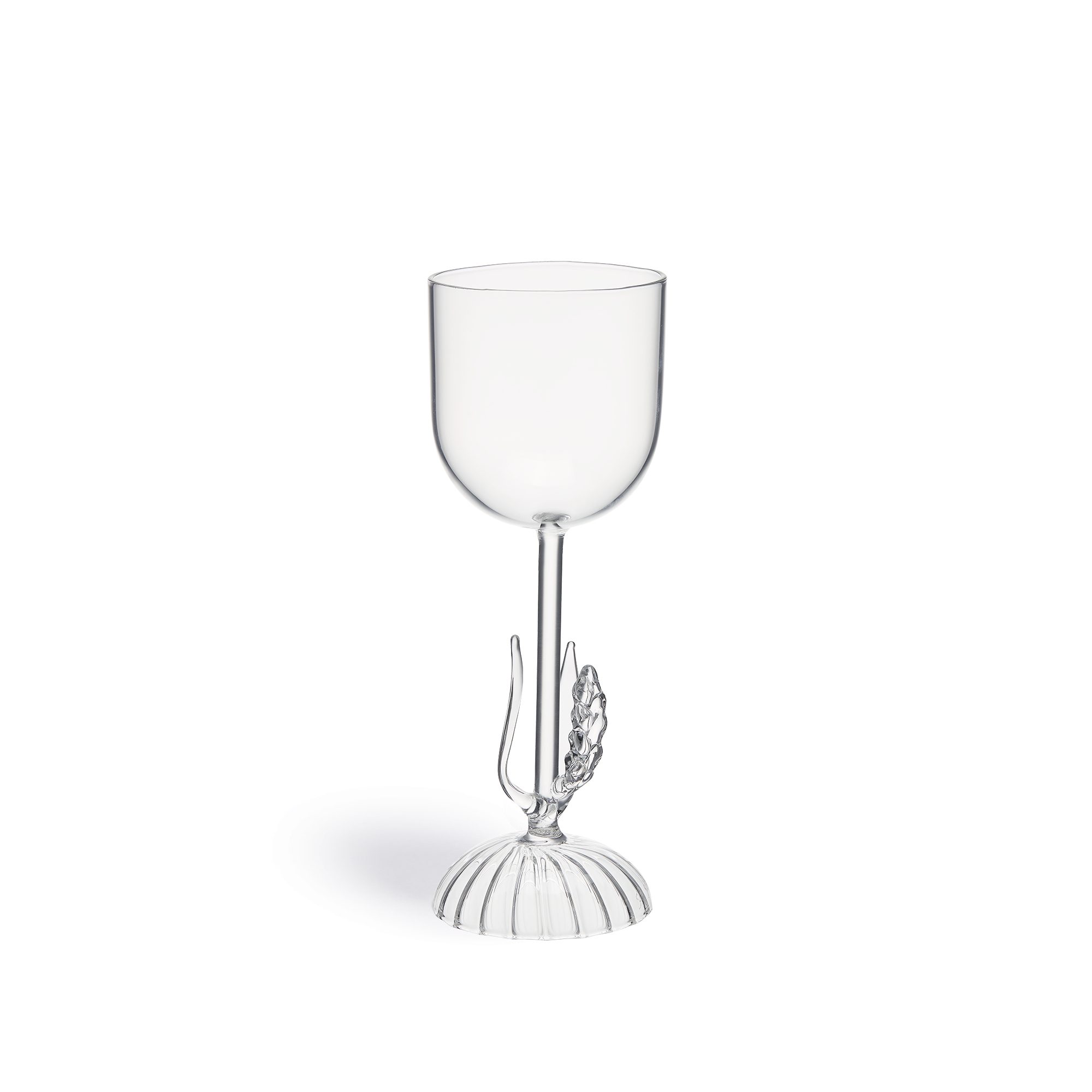 Verre à vin blanc Sam Baron pour Dior Maison, verre soufflé bouche incolore E08