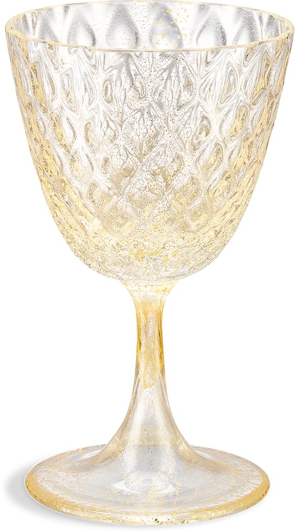Wine Glass Gold-Tone Bal des Abeilles | DIOR