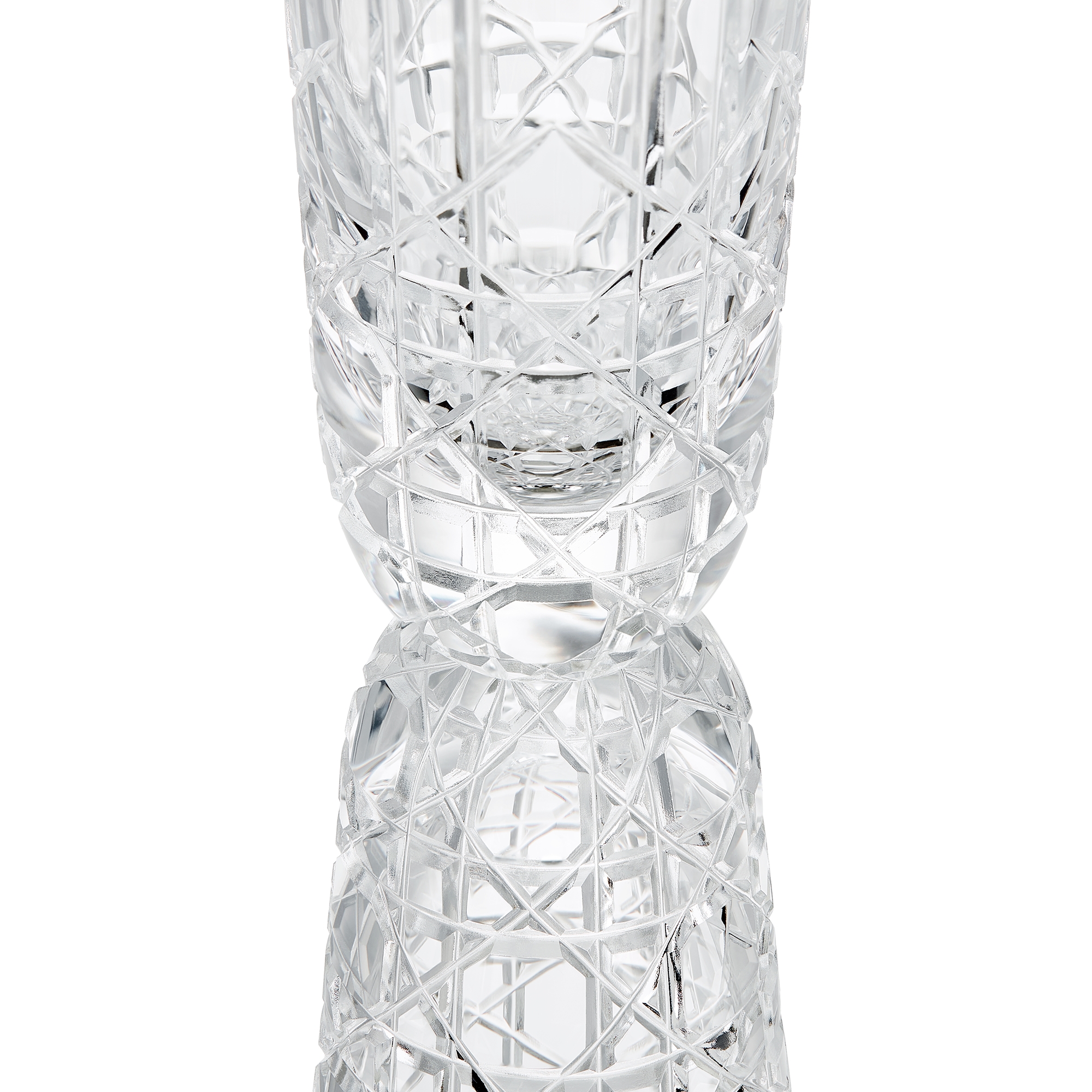 Flûte à champagne Cristal à motif Cannage E09