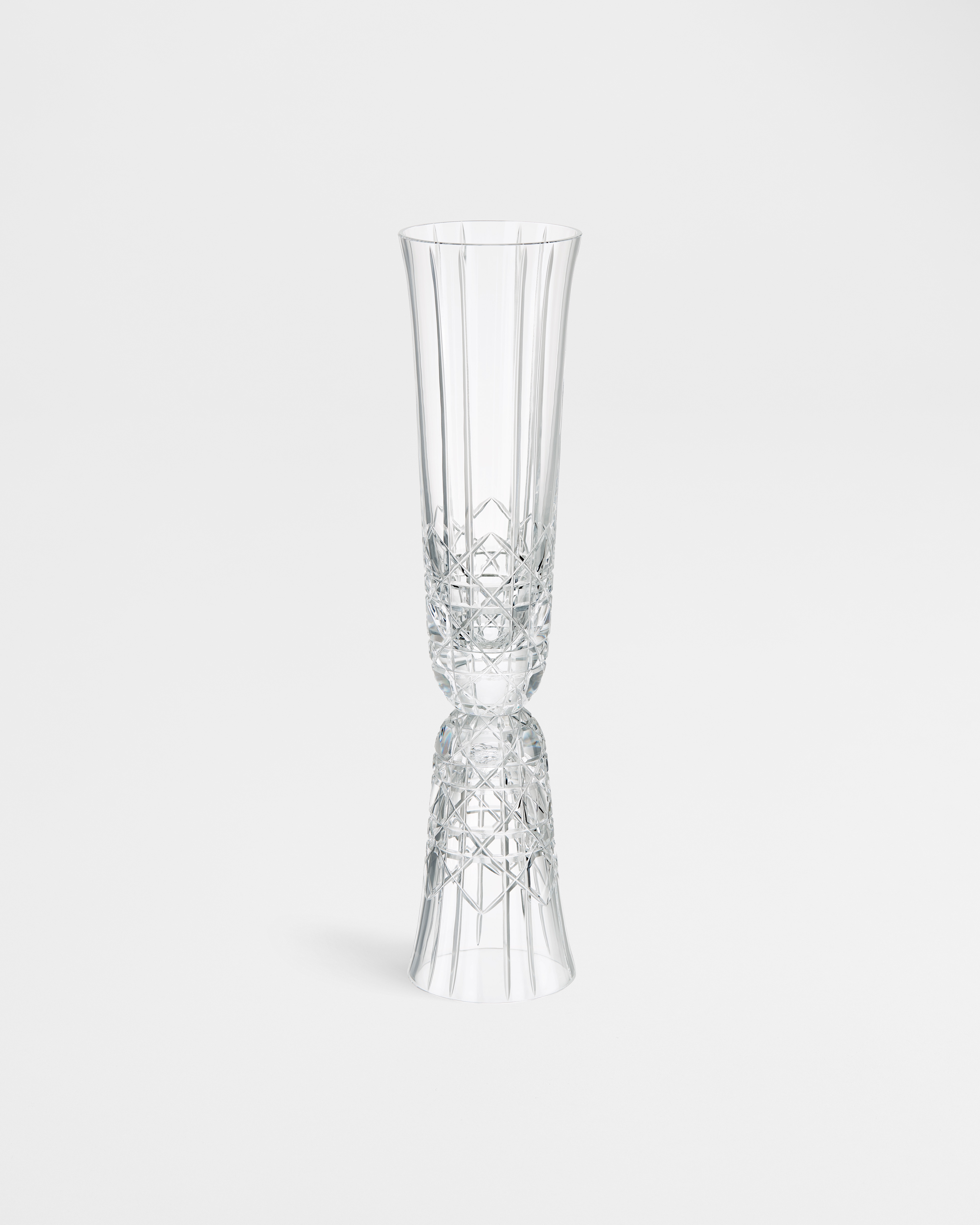 Champagnerglas Kristall mit Cannage Motiv E01