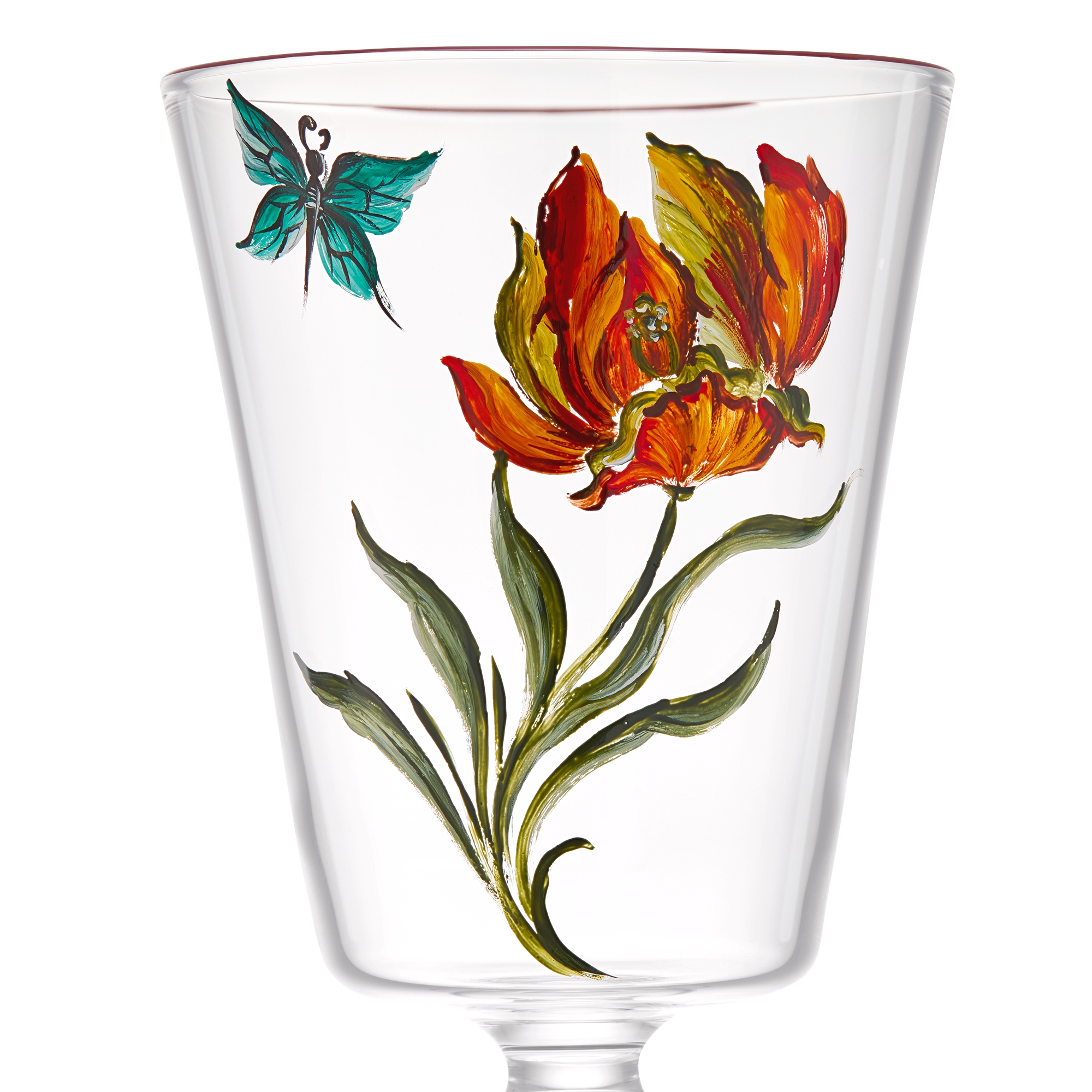 ワイングラス Floral E09