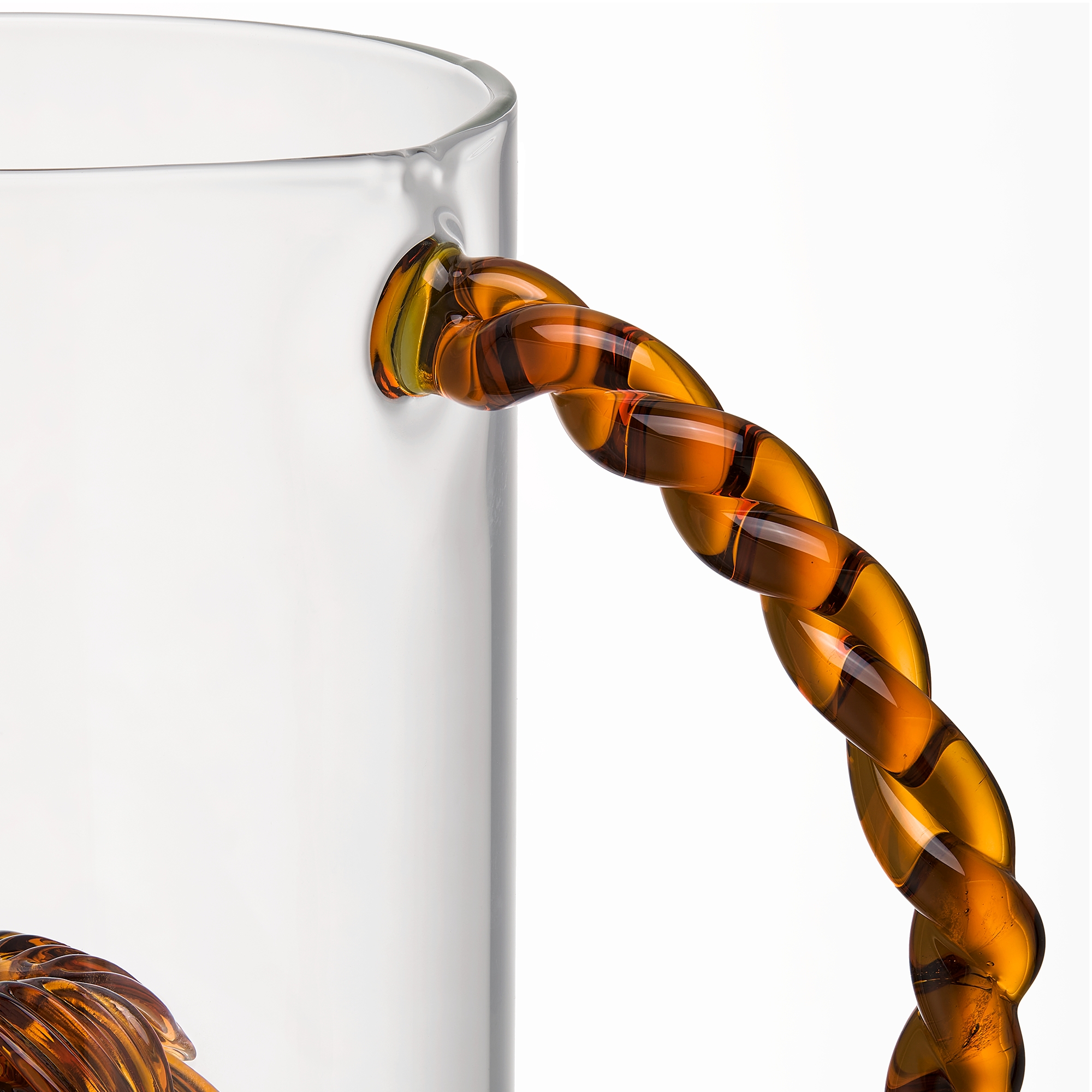 Caraffa Vetro soffiato a bocca trasparente E10