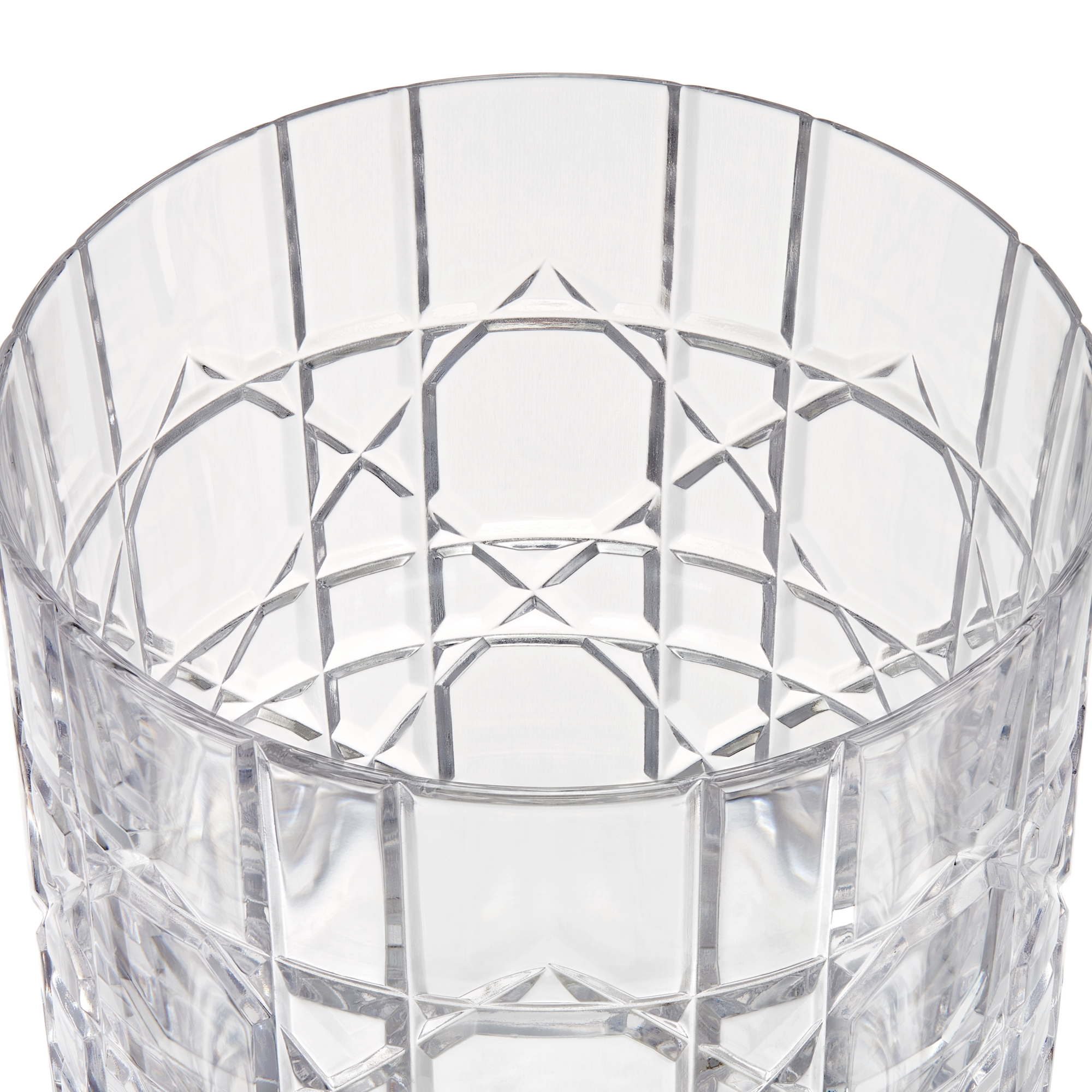 Whiskey Glass Crystal with Cannage Motif E09