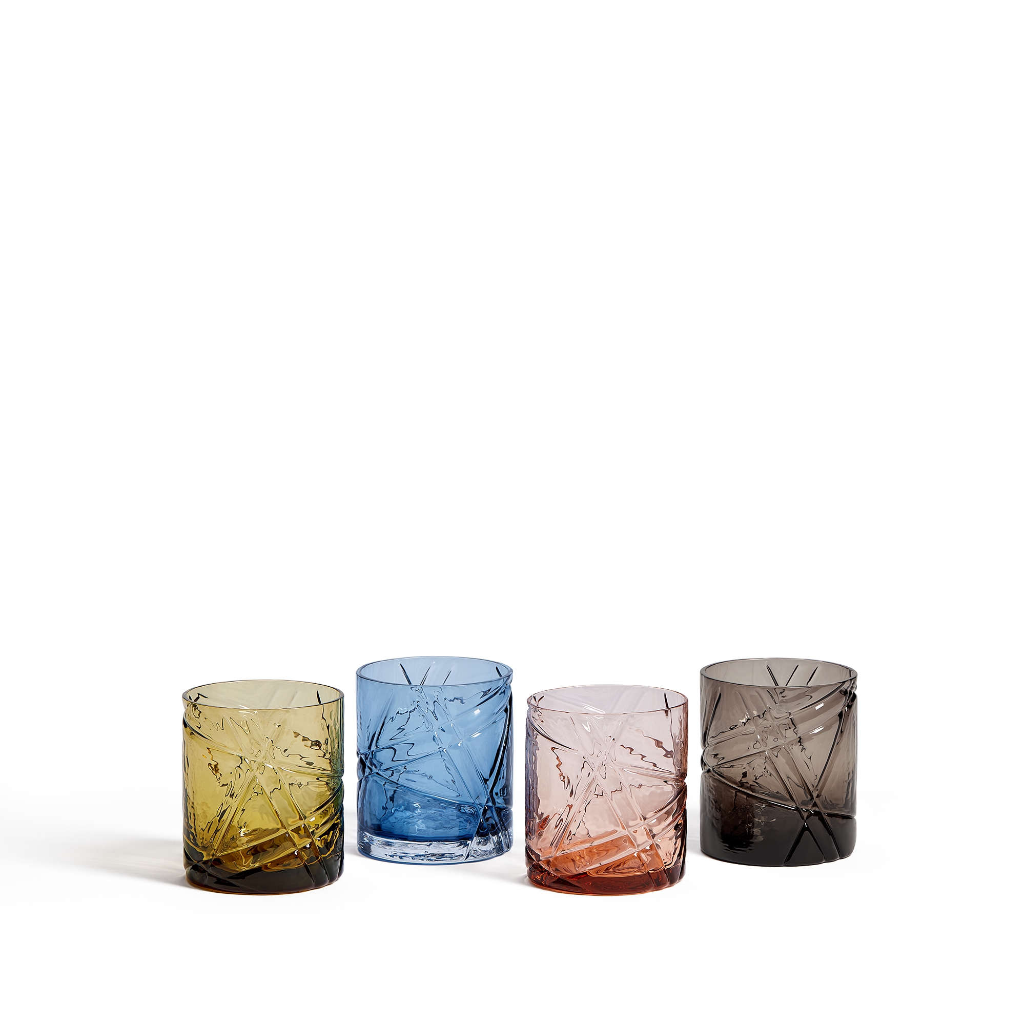  Multicolor Smoky Transparent Crystalline