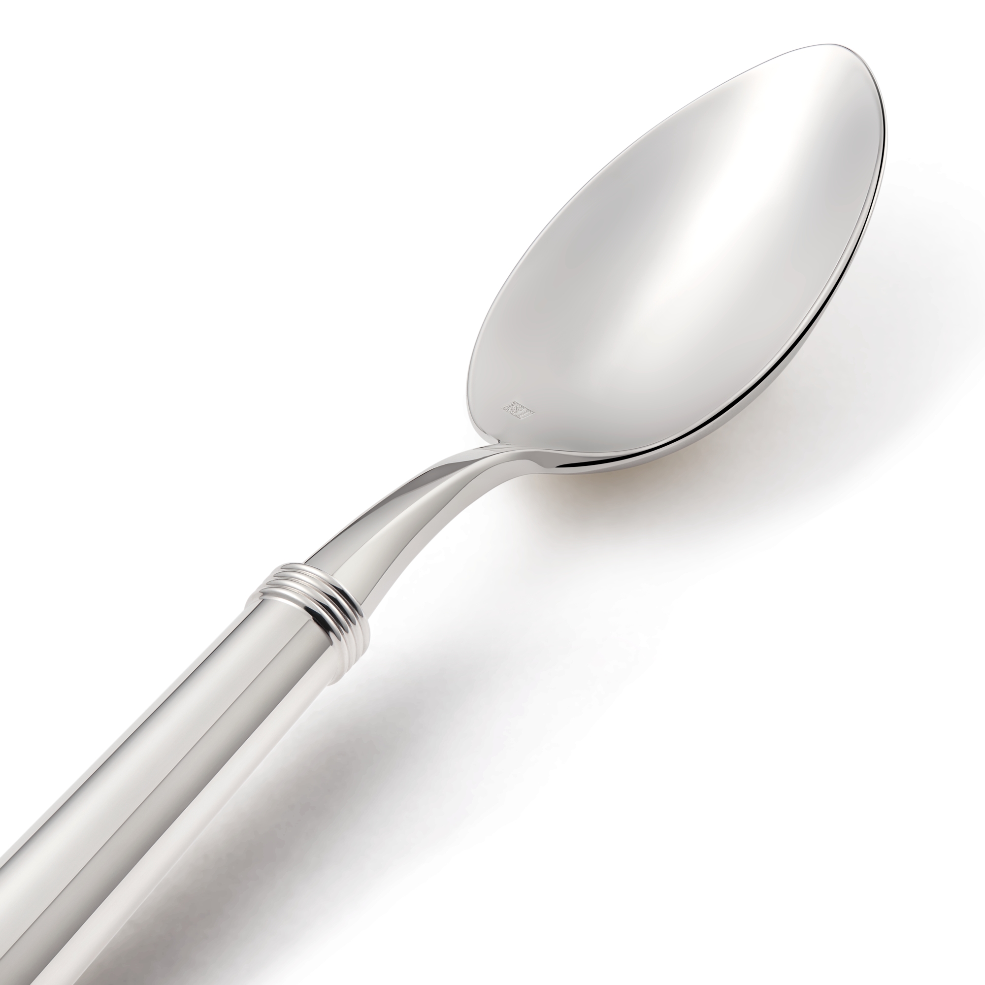 Teaspoon Rond Point, Silver-Plated Metal E09