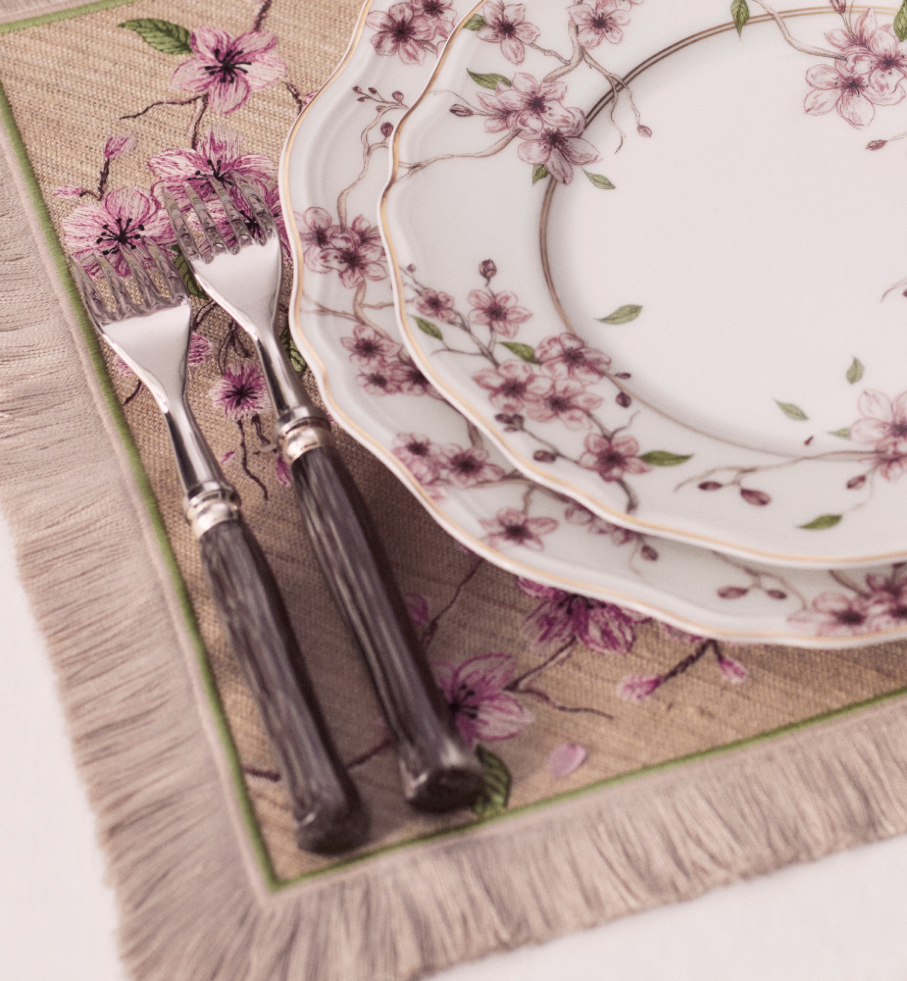 Dessertgabel Riviera Savana in Grau E12