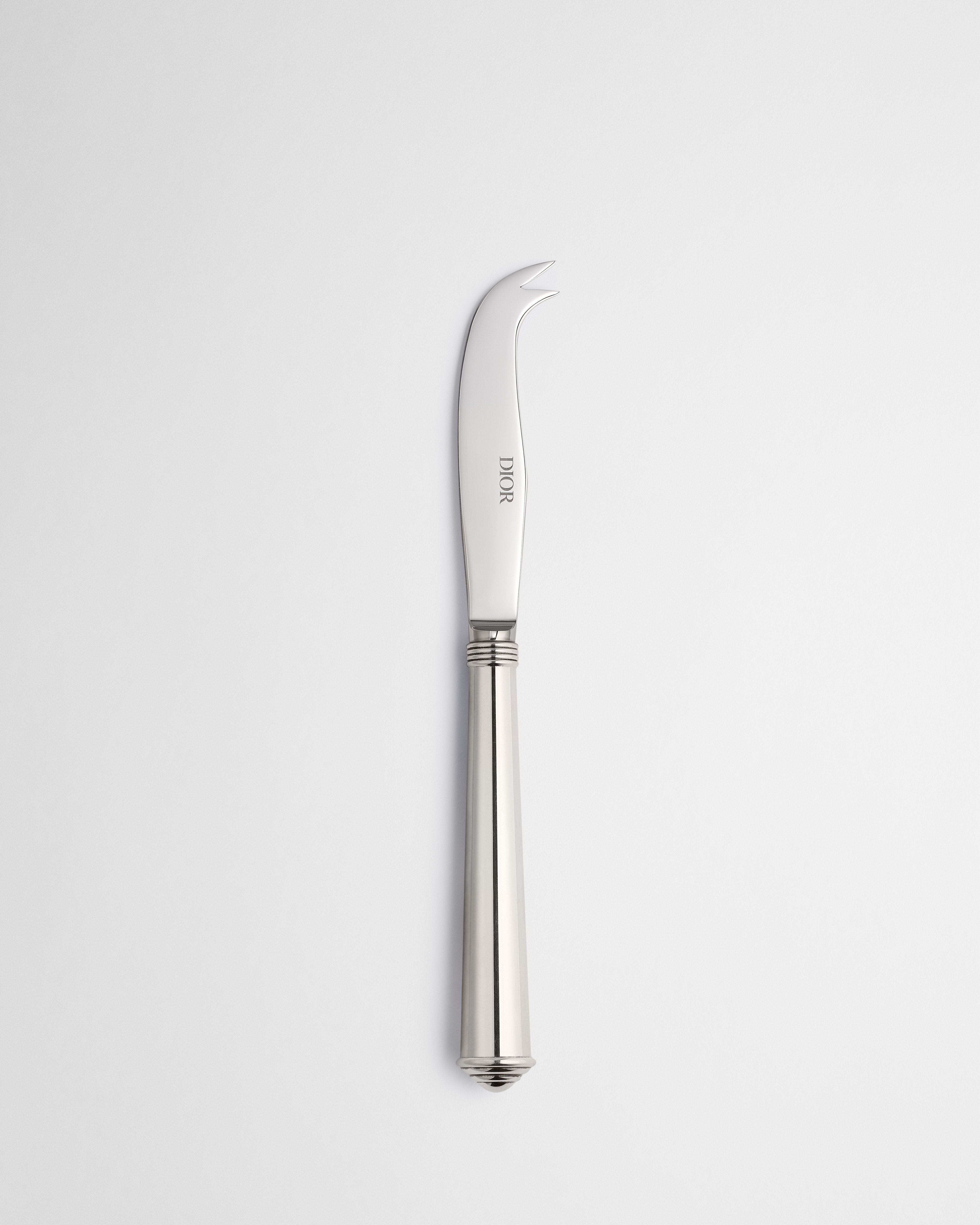 Cheese Knife Rond Point, Silver-Plated Metal E01