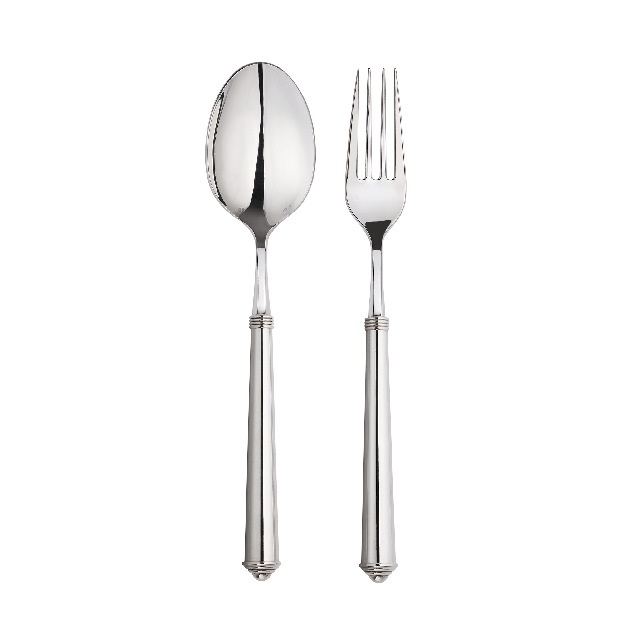 Serving Set Rond Point, Silver-Plated Metal | DIOR