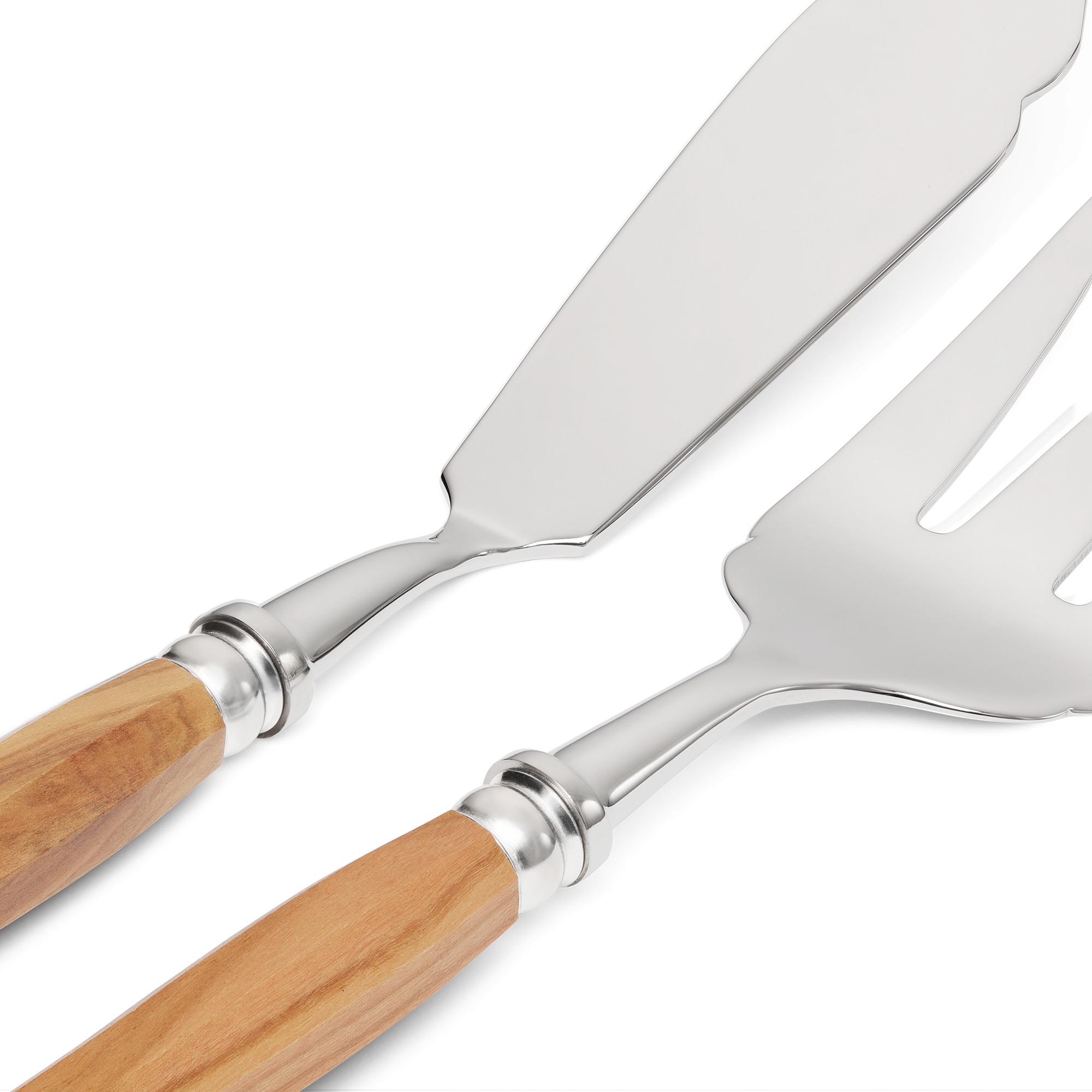 Fischbesteck Olivenholz E09