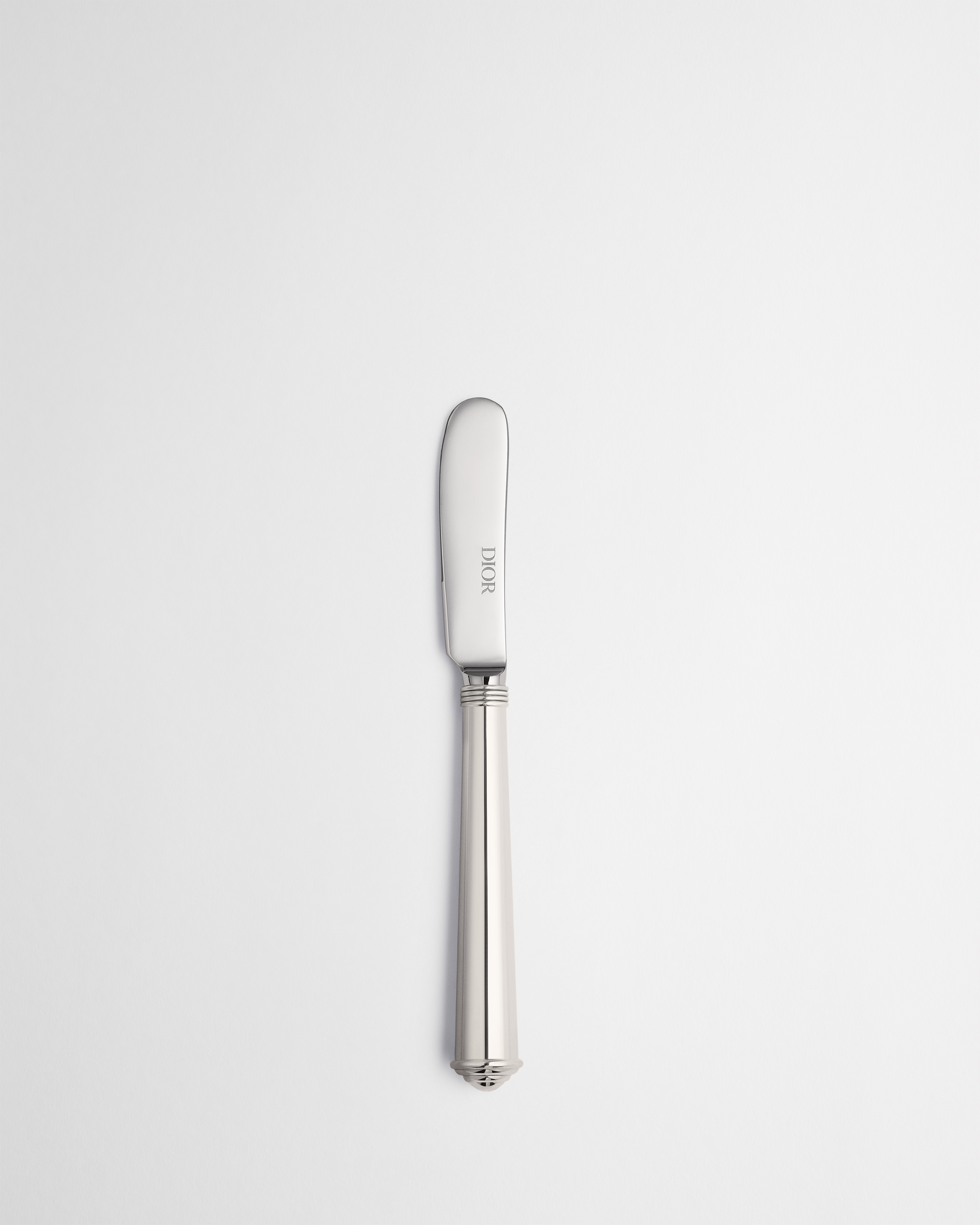 Spreader Rond Point, Silver-Plated Metal E01