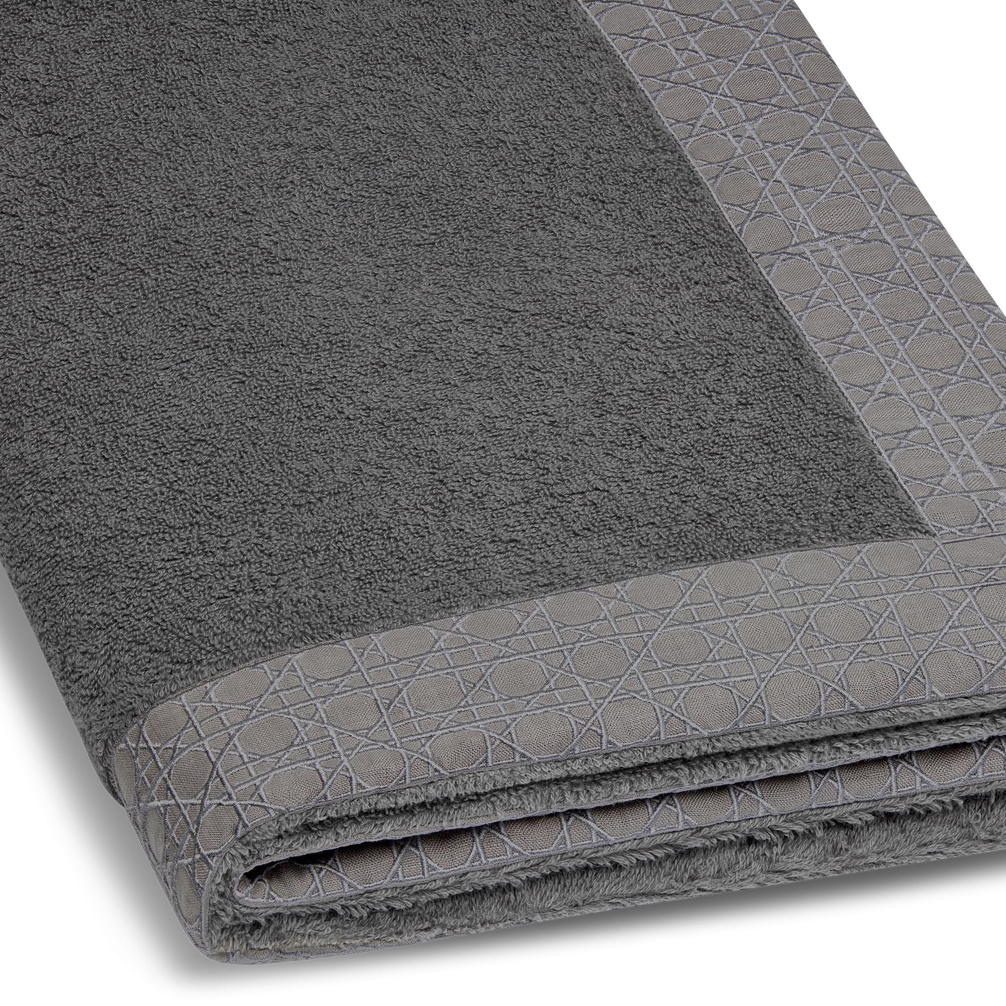 Bath Mat Anthracite Gray Cannage E09