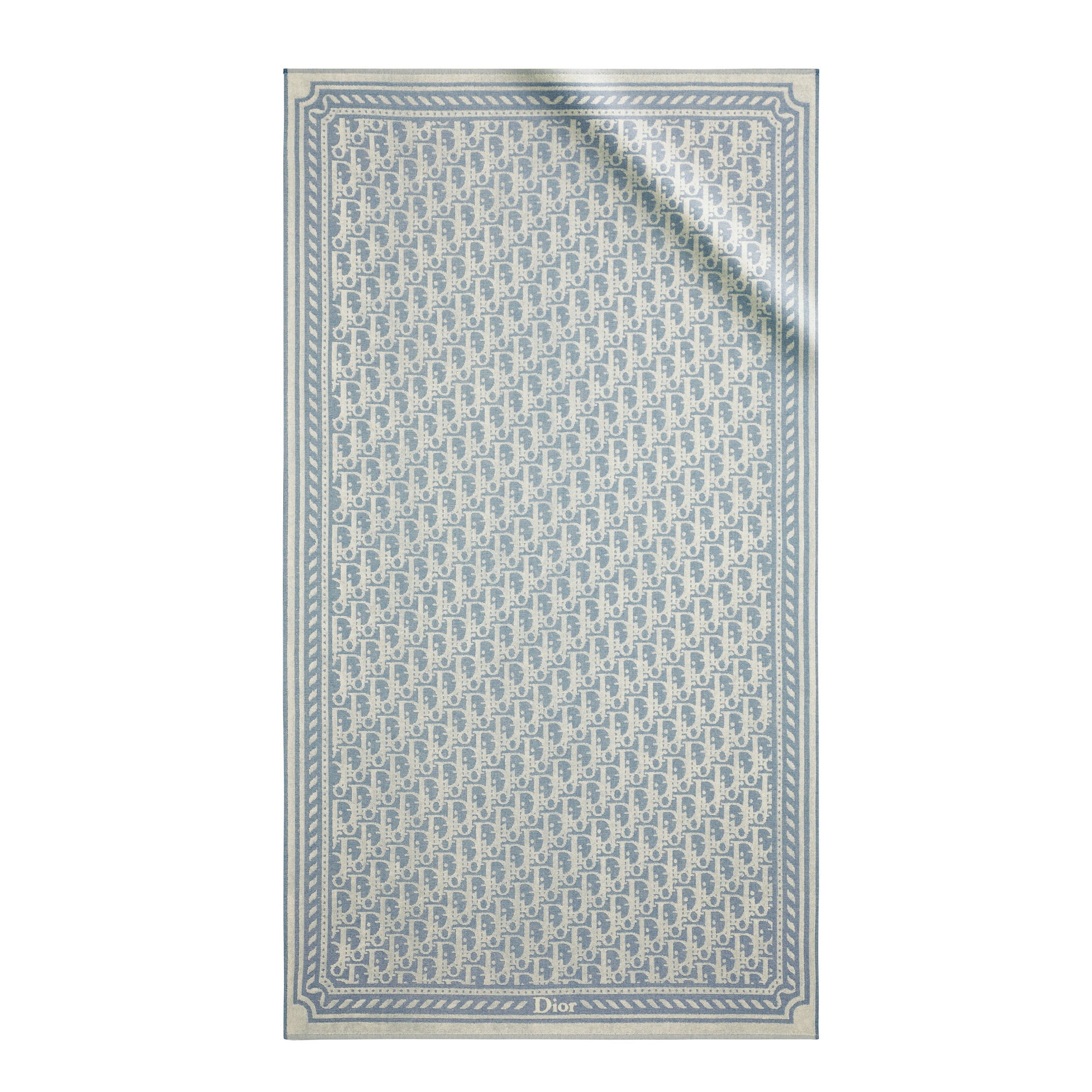 Beach Towel Blue Dior Oblique Cotton Jacquard | DIOR