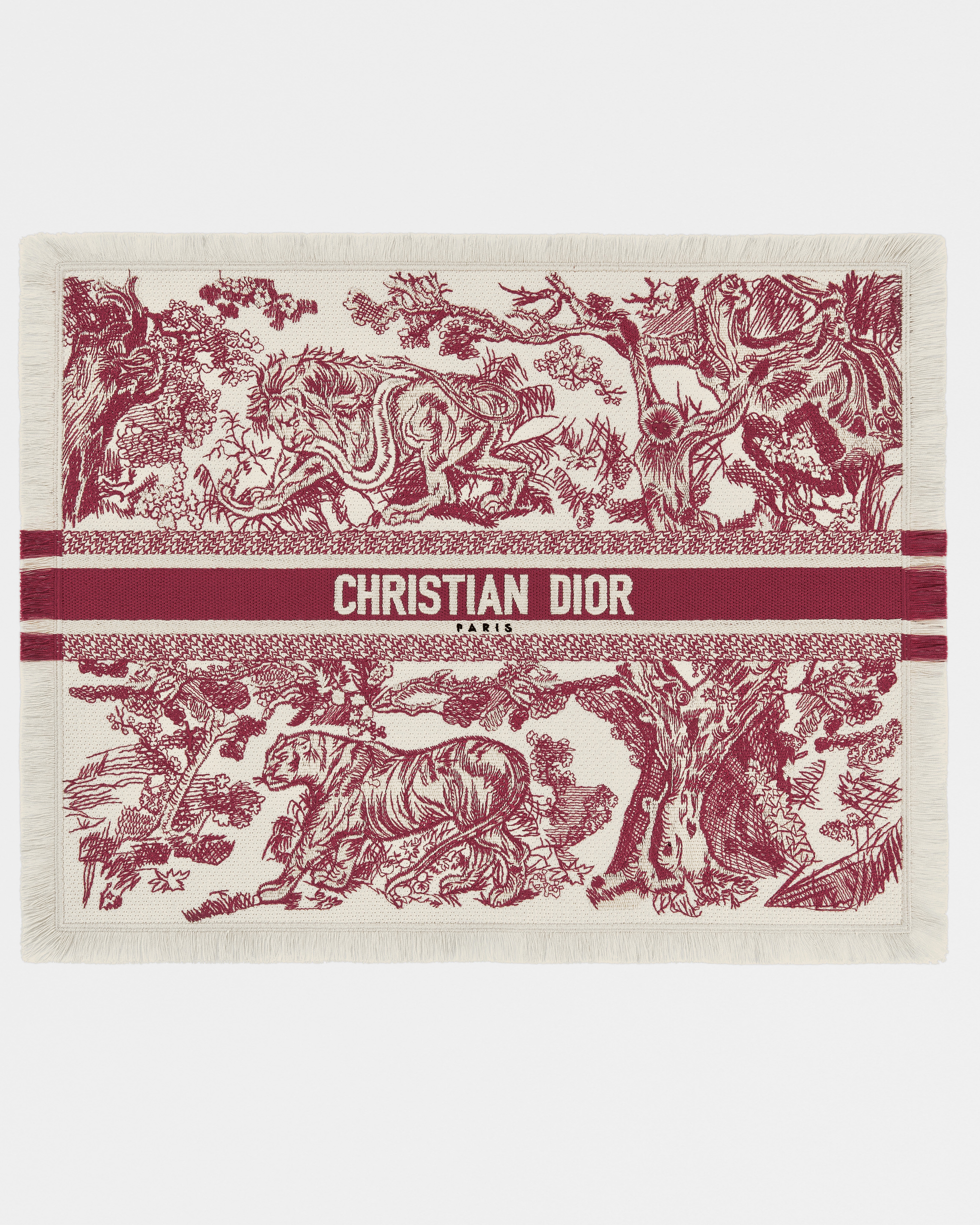Placemat Burgundy Toile de Jouy E01