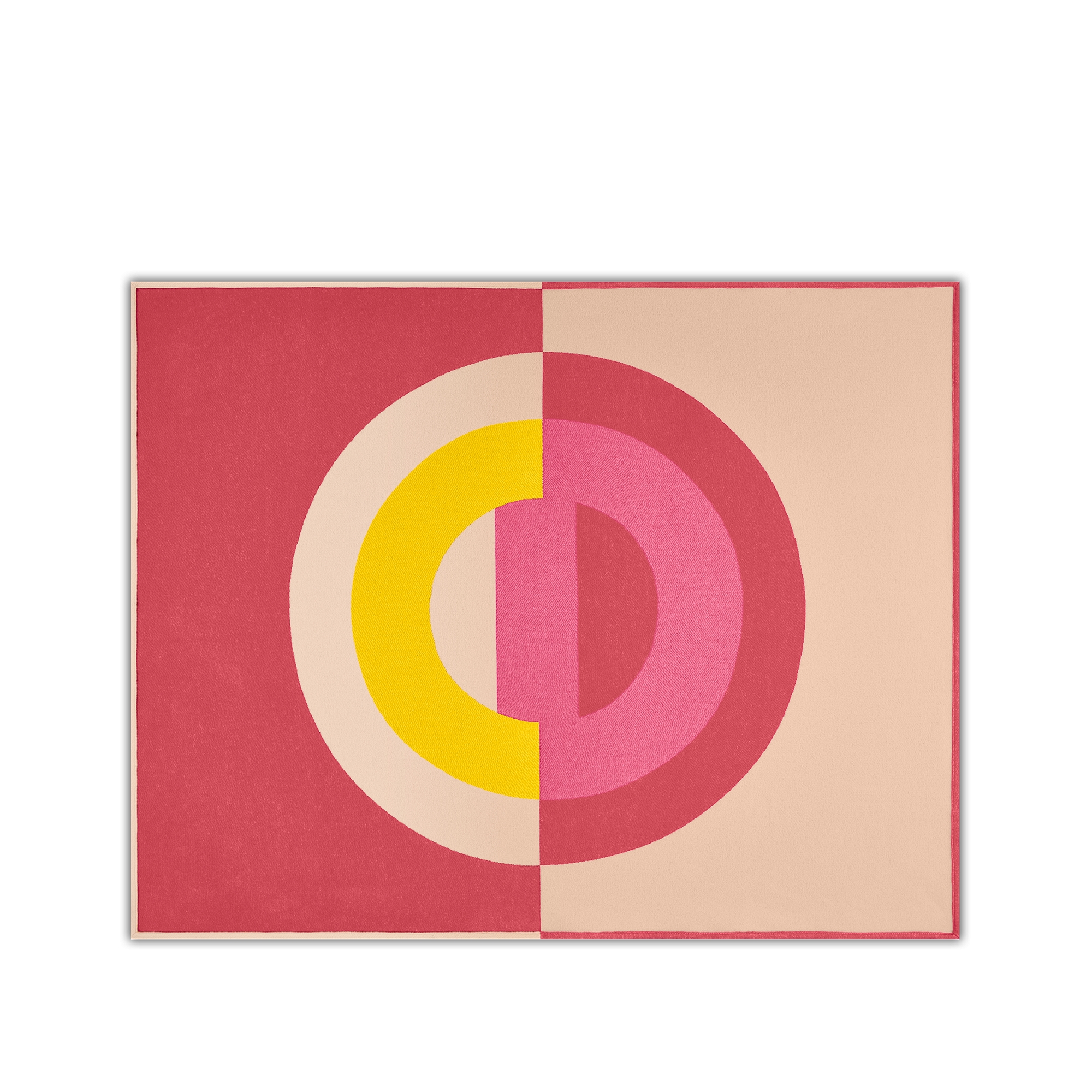 블랭킷 핑크 CD Entrelacés 울 캐시미어 E08