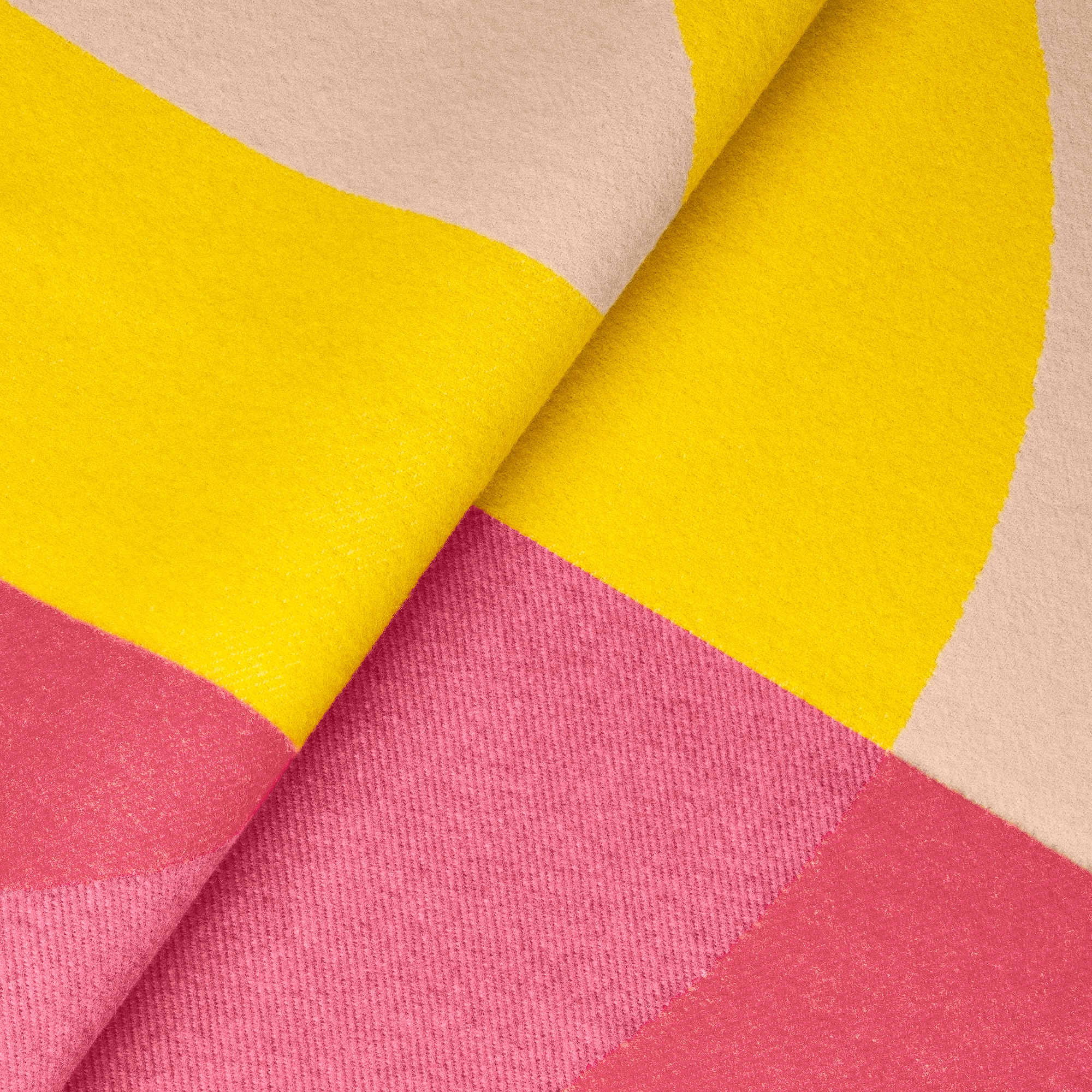 Blanket Pink CD Entrelacés Wool and Cashmere E09