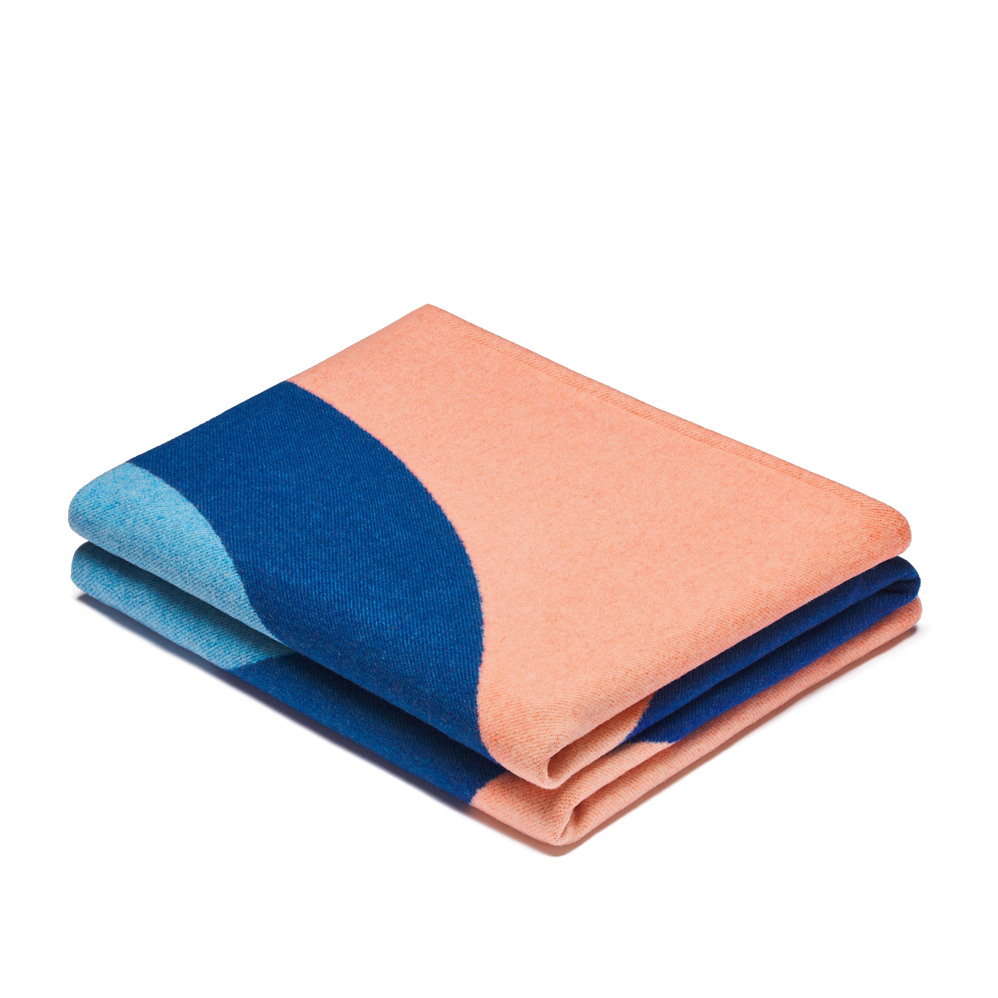 블랭킷 블루 CD Entrelacés 울 캐시미어 E03