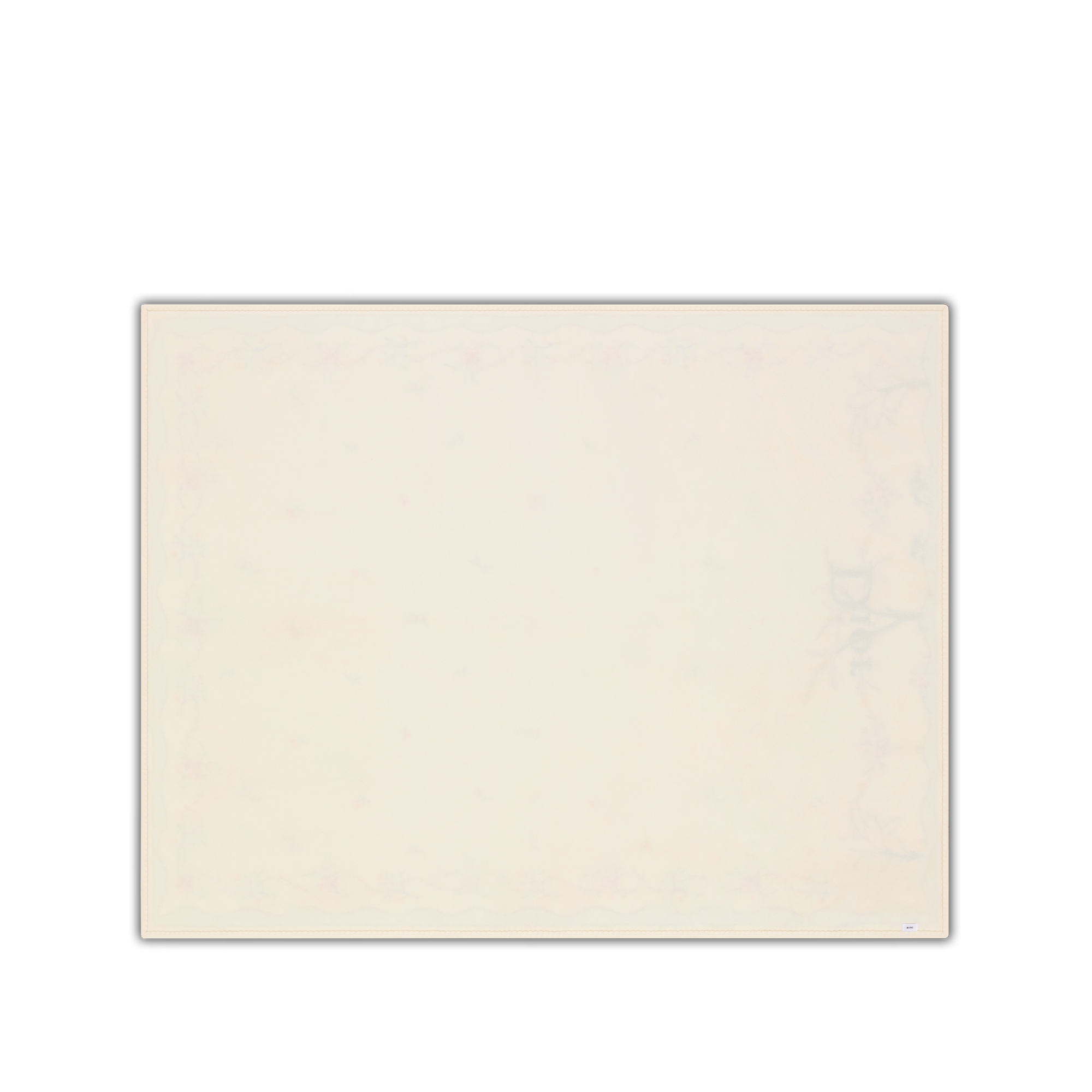 Coperta – EDIZIONE LIMITATA Misto cachemire écru con motivo Revolution Flowers multicolore E08