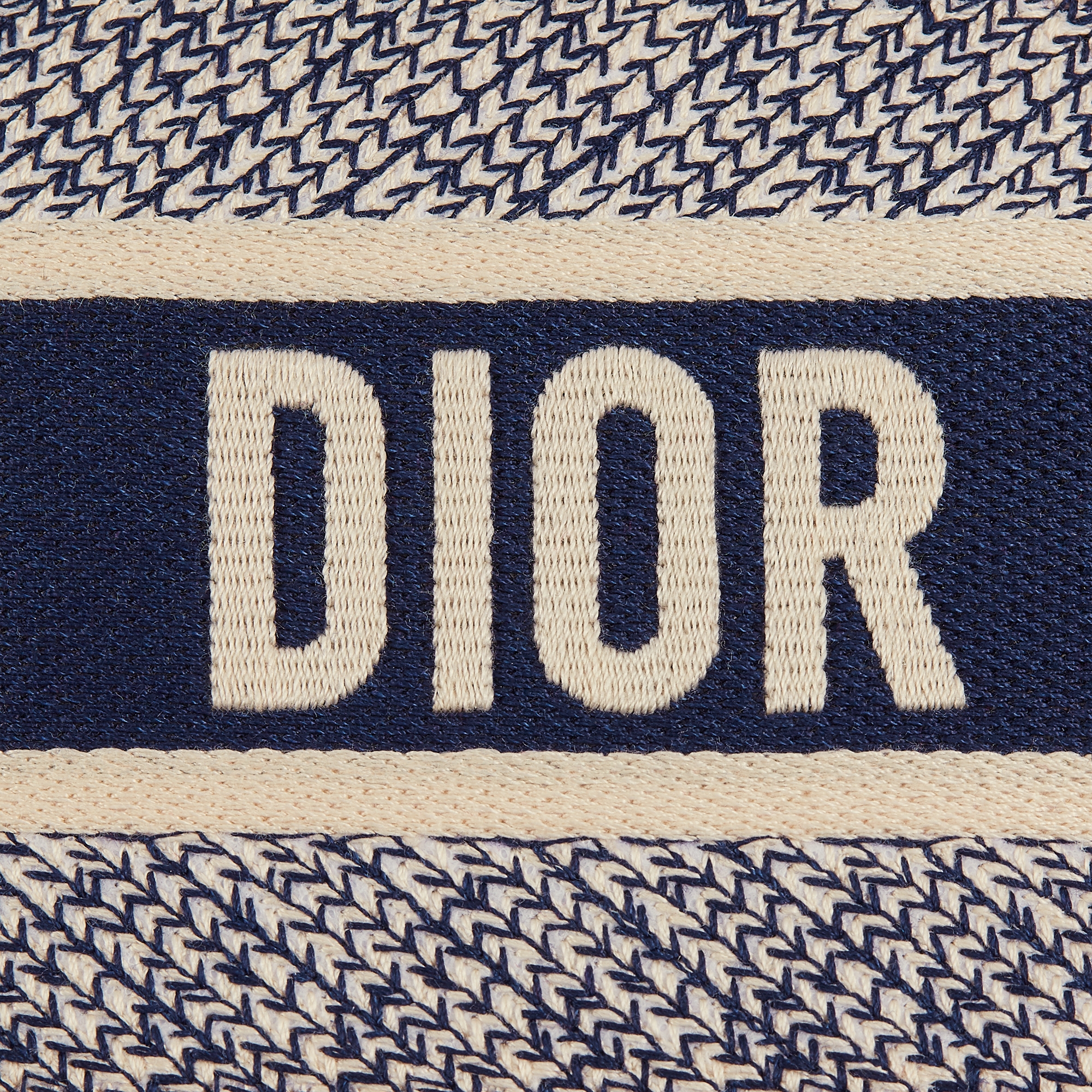 Quadratisches Kissen Toile de Jouy in Blau E09