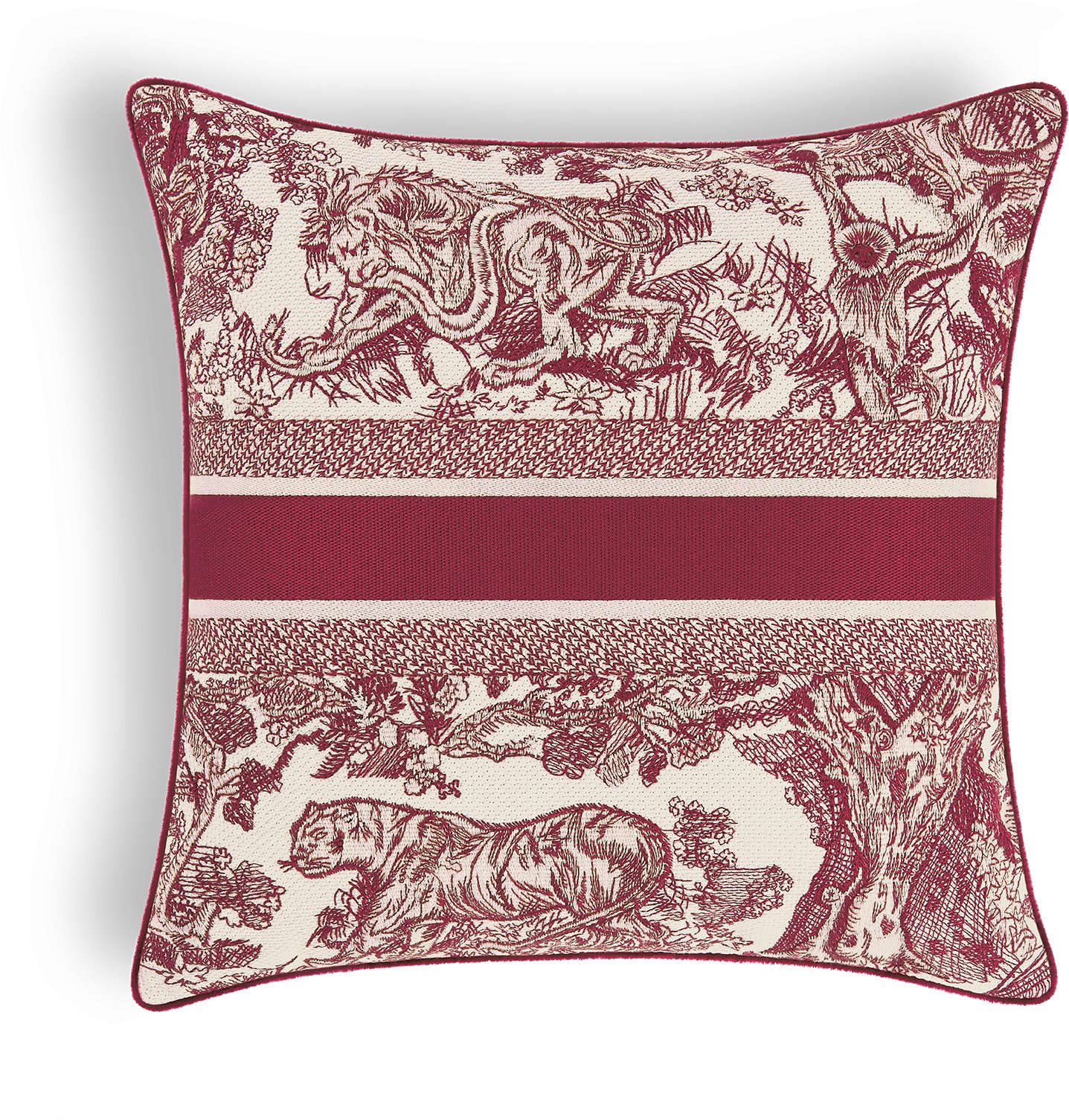 Small Square Pillow Back view