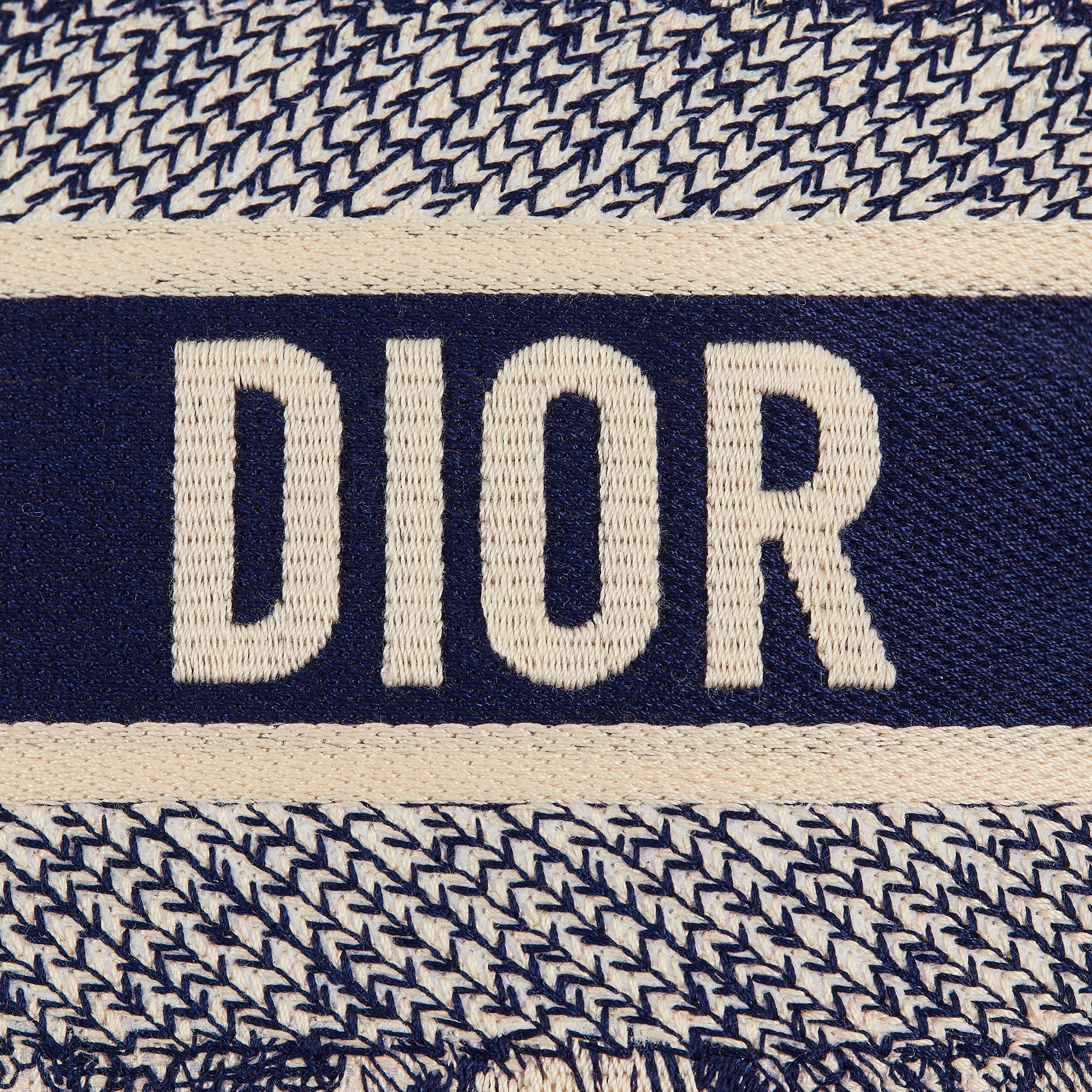 Kleines, quadratisches Kissen Toile de Jouy in Blau E09