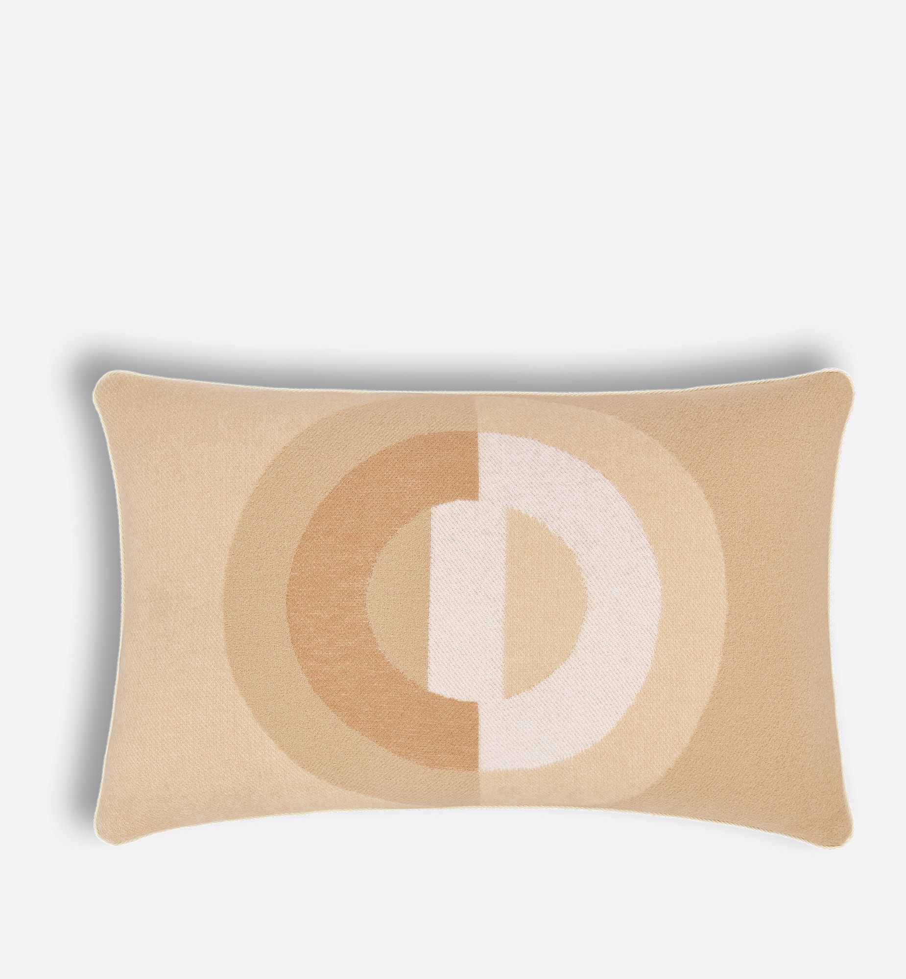 Beige CD Entrelacés Wool and Cashmere