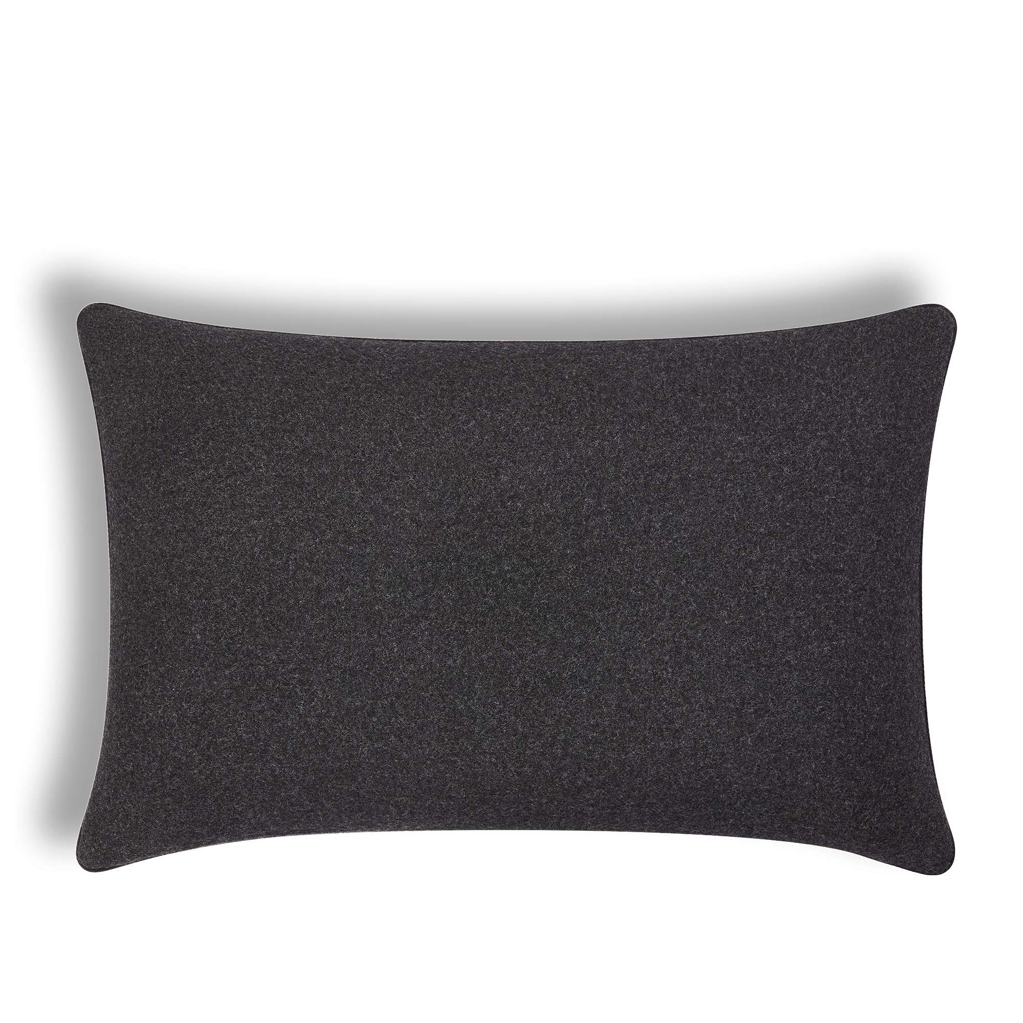 Rectangular Pillow Gray CD Entrelacés Wool and Cashmere E08