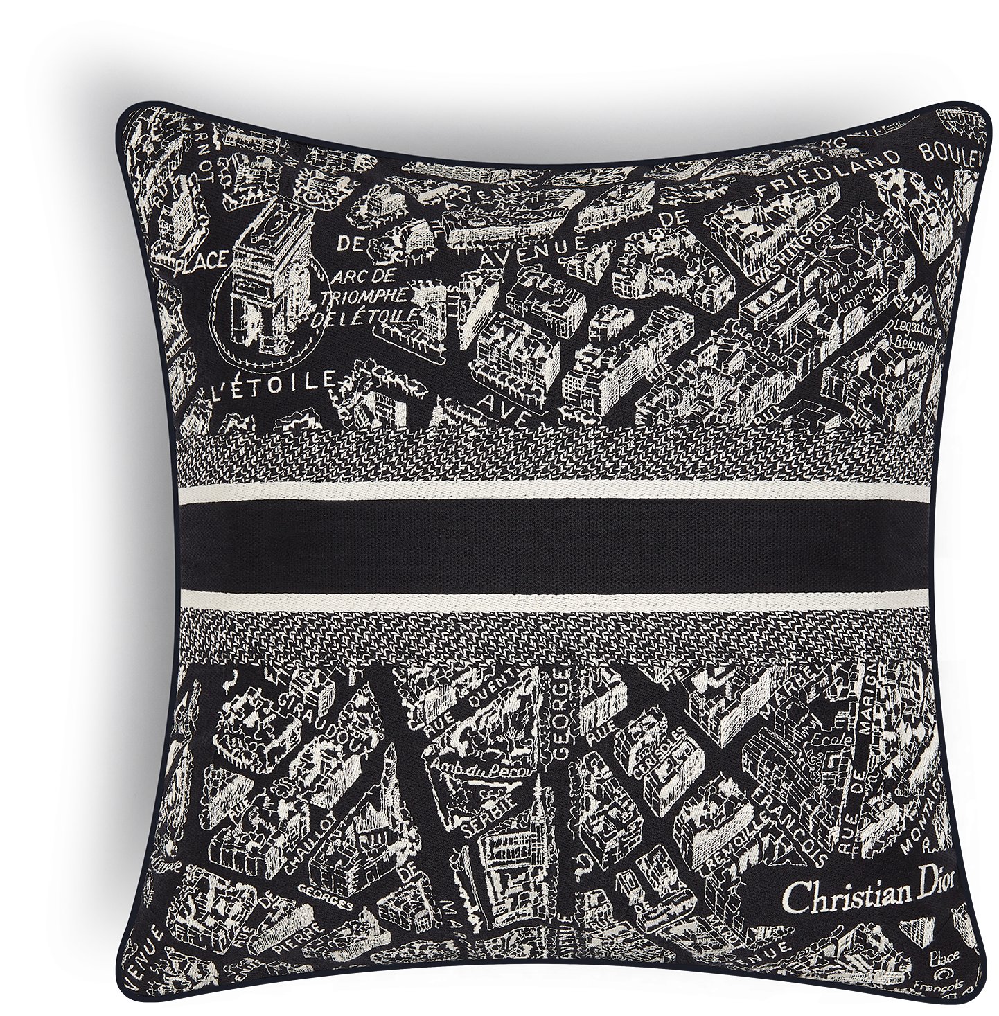 Small Square Pillow Back view