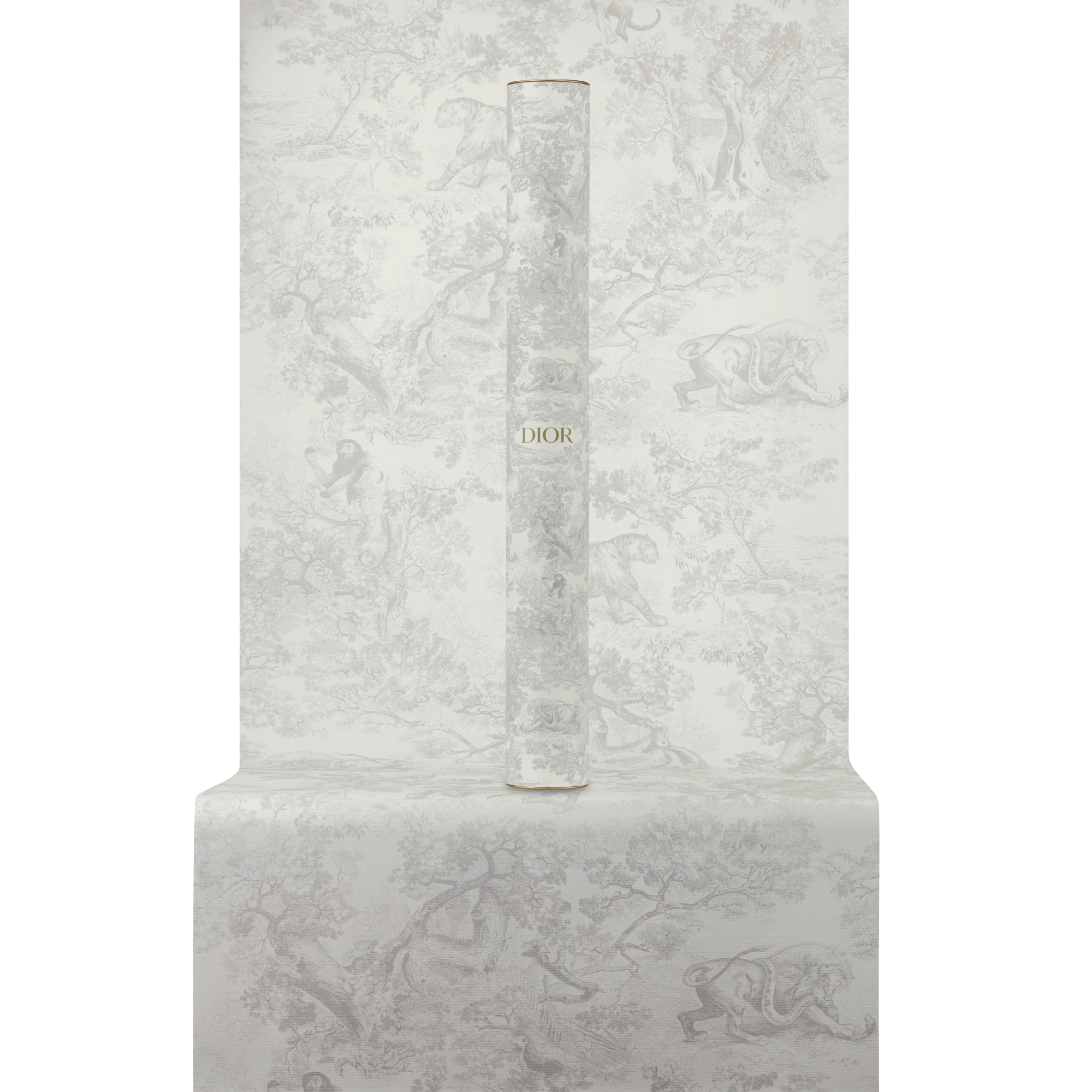 Decorative Wall Mural Toile de Jouy, Gray E09