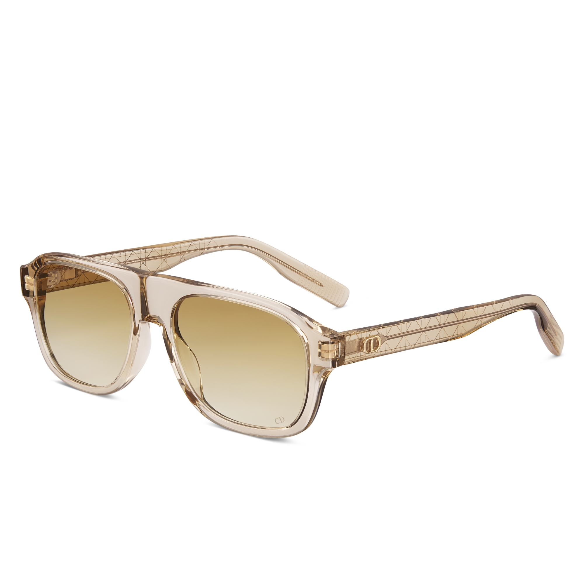 CD Icon A1I Gafas de sol aviador beige transparente E03