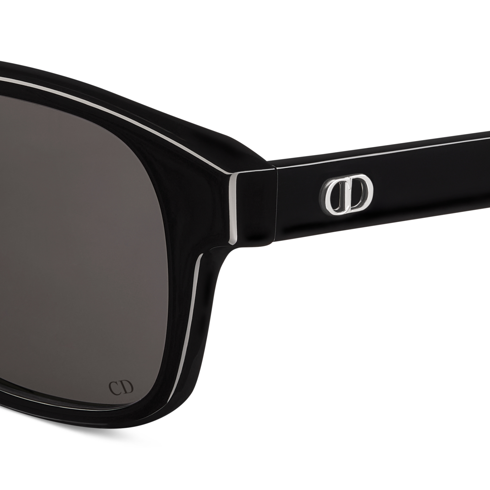 CD Icon S4F Black Square Sunglasses E09