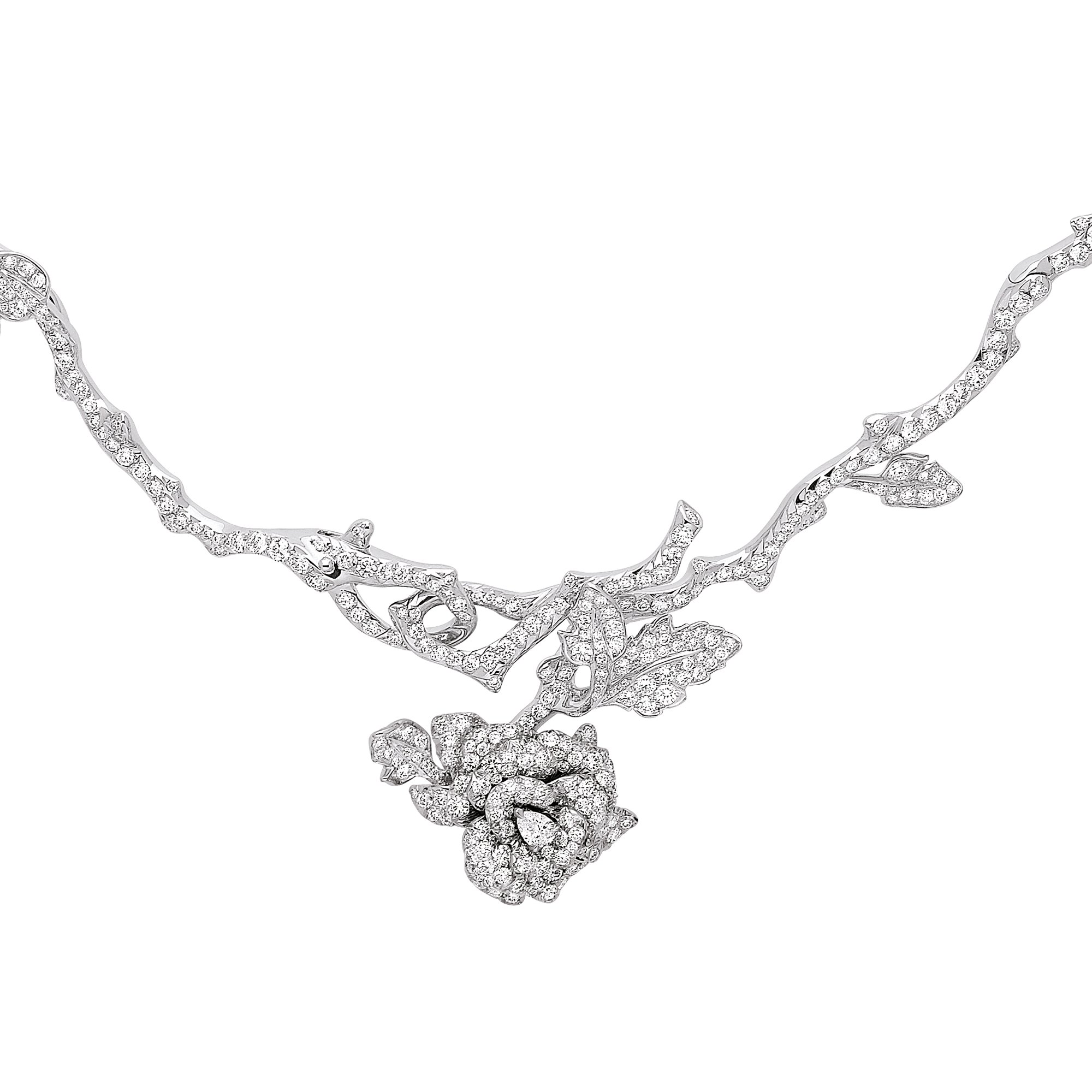 Rose Dior Bagatelle Necklace Front view
