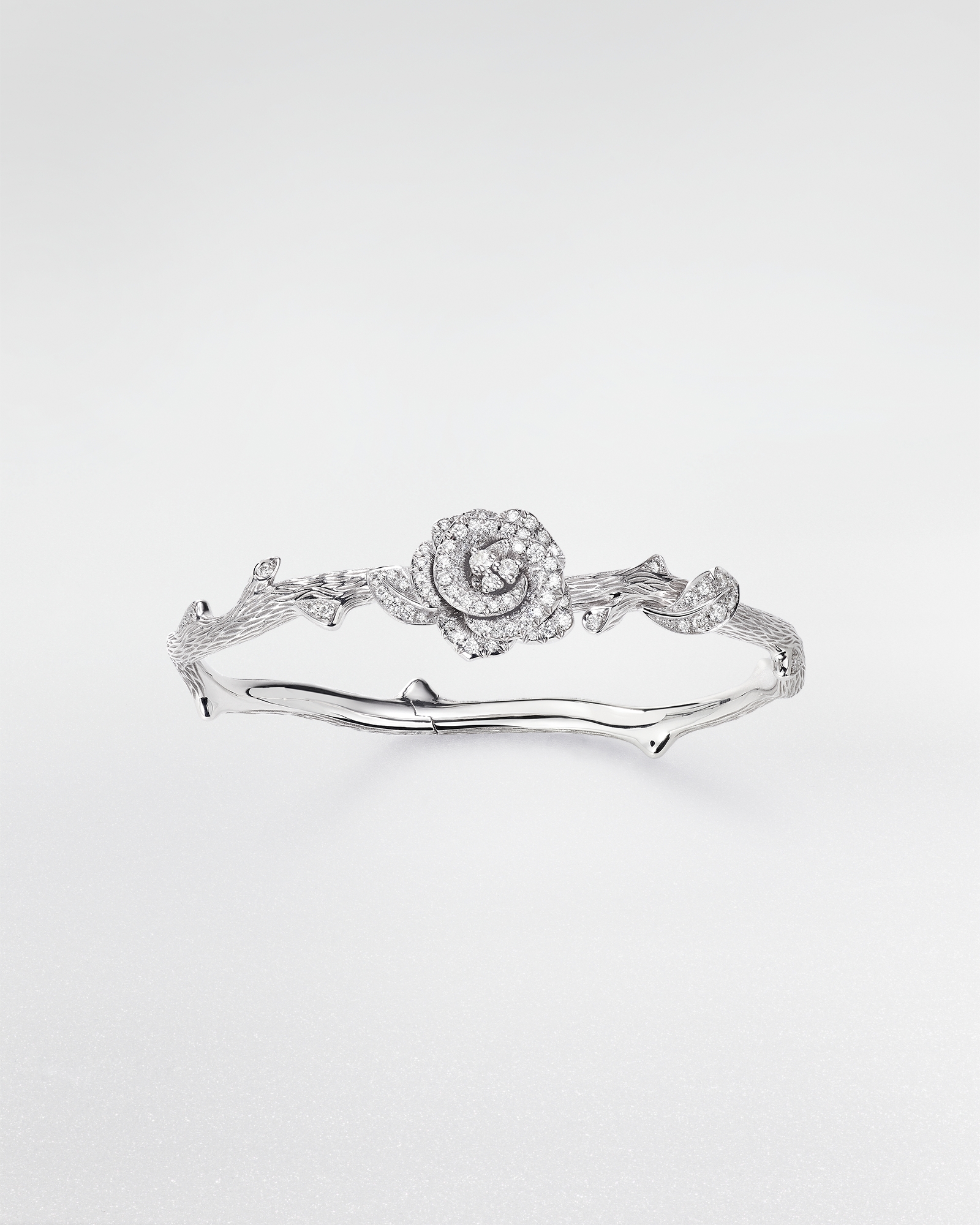 Rose Dior Bagatelle 手環 白金和鑽石 E01