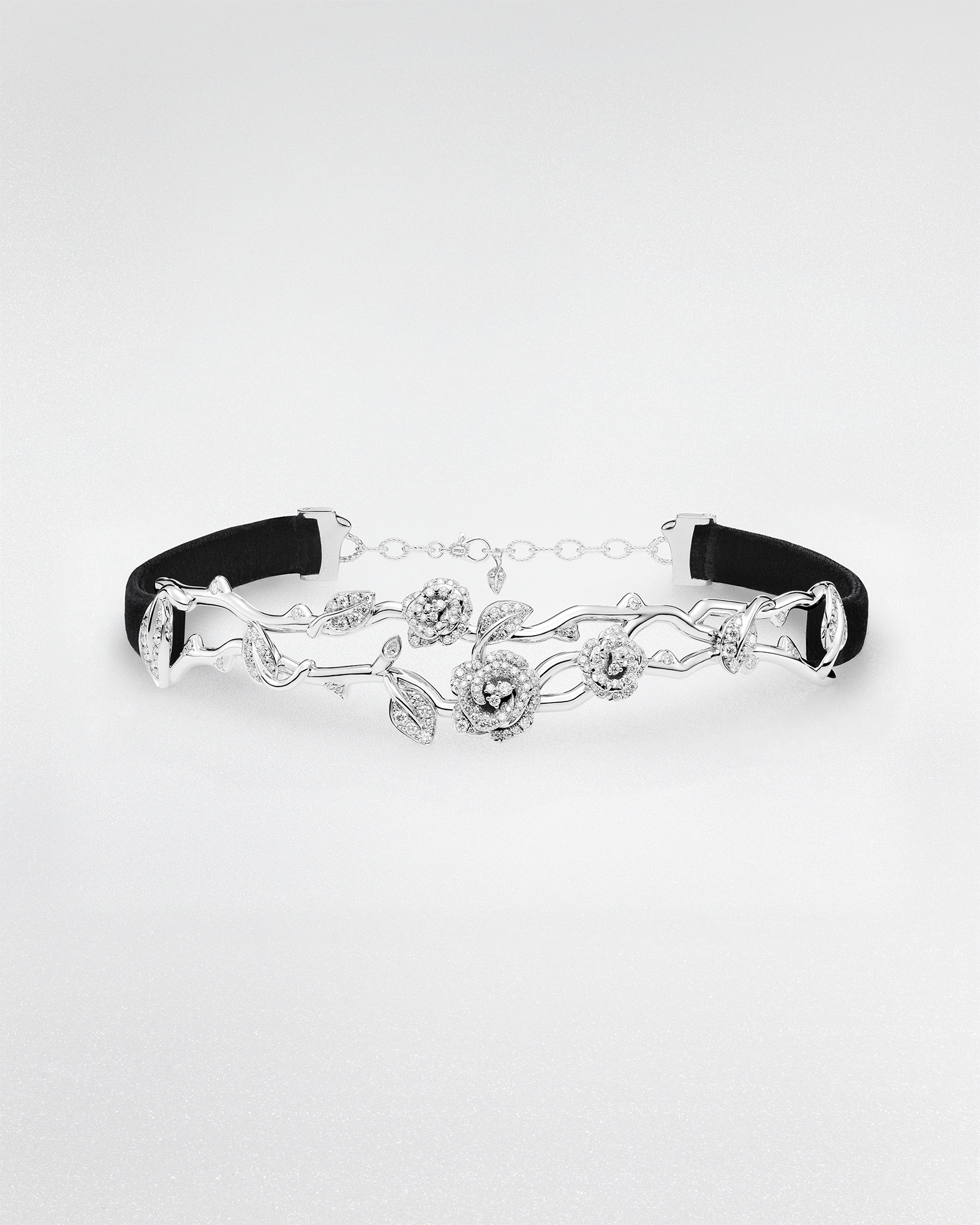 Rose Dior Bagatelle 頸鍊 白金和鑽石 E01